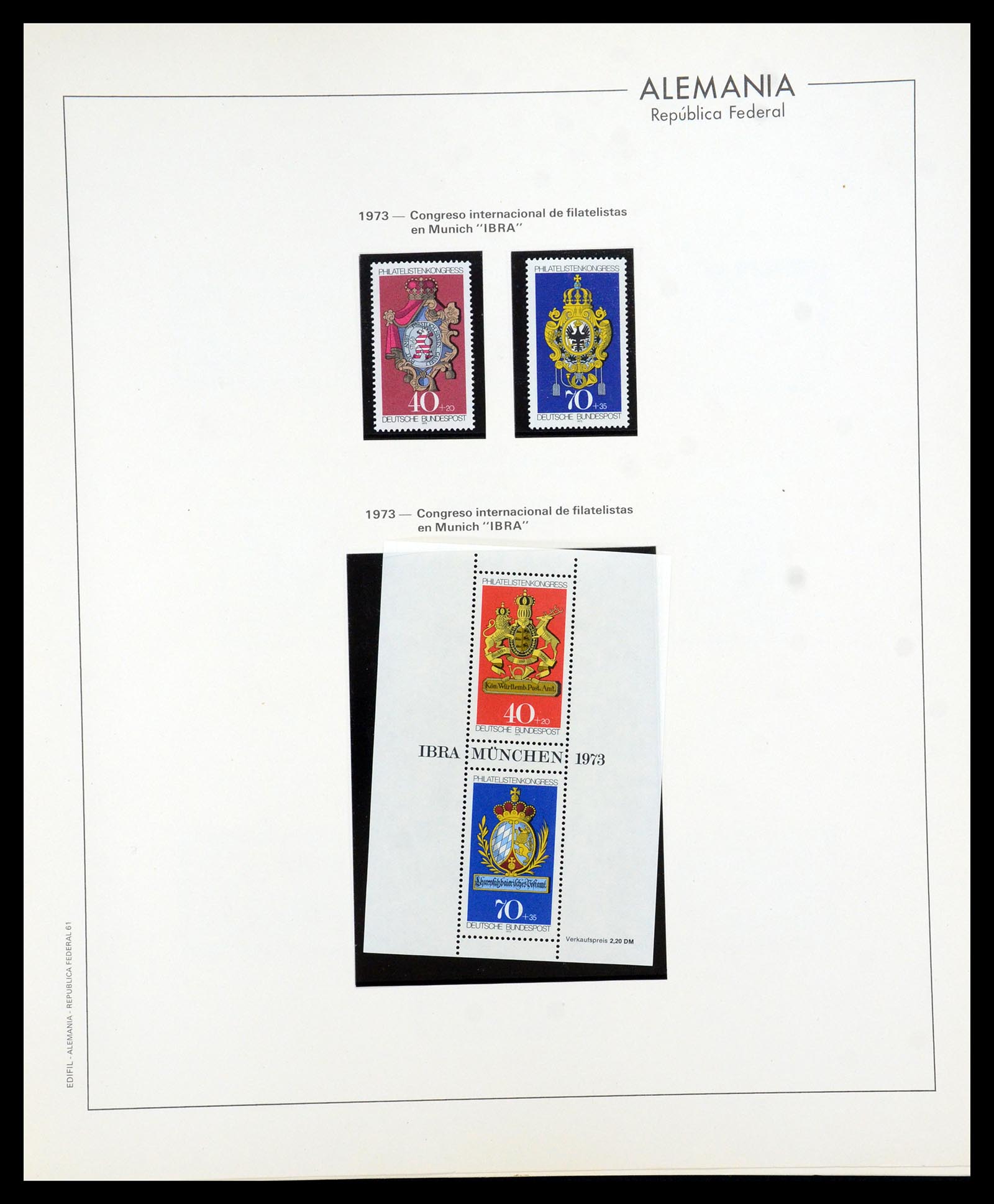35753 063 - Stamp Collection 35753 Bundespost 1949-2013.