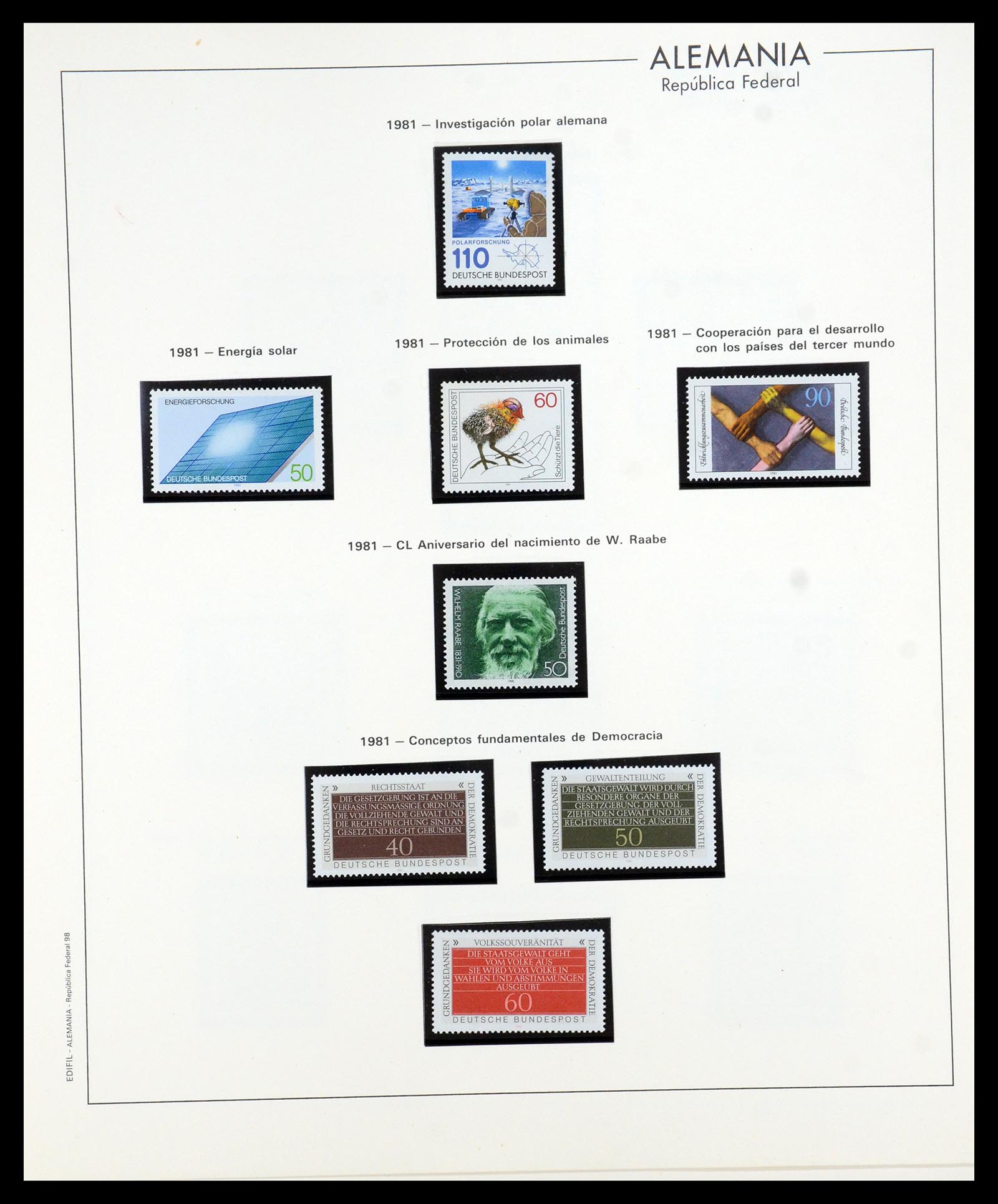 35753 100 - Stamp Collection 35753 Bundespost 1949-2013.