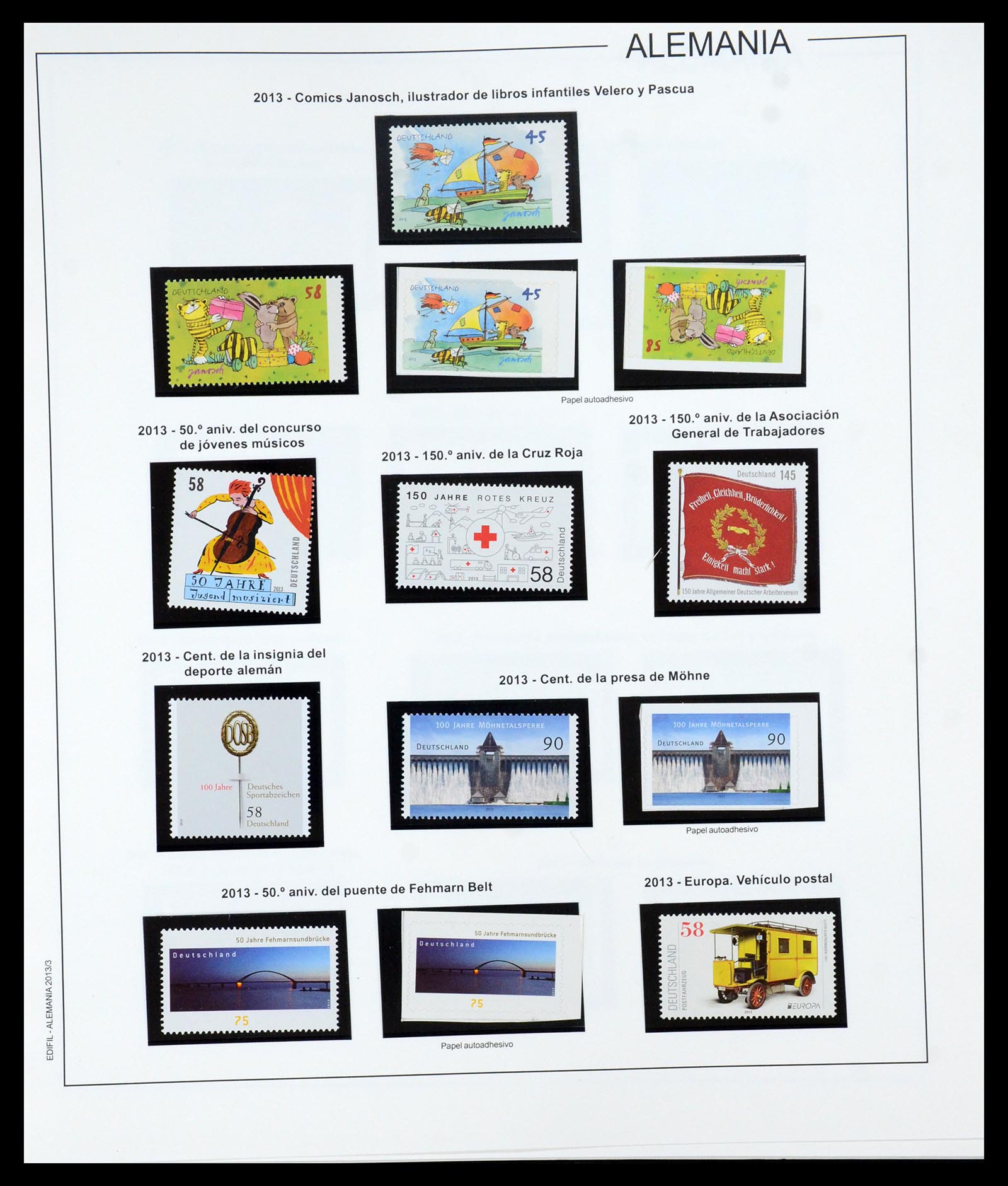 35753 394 - Postzegelverzameling 35753 Bundespost 1949-2013.