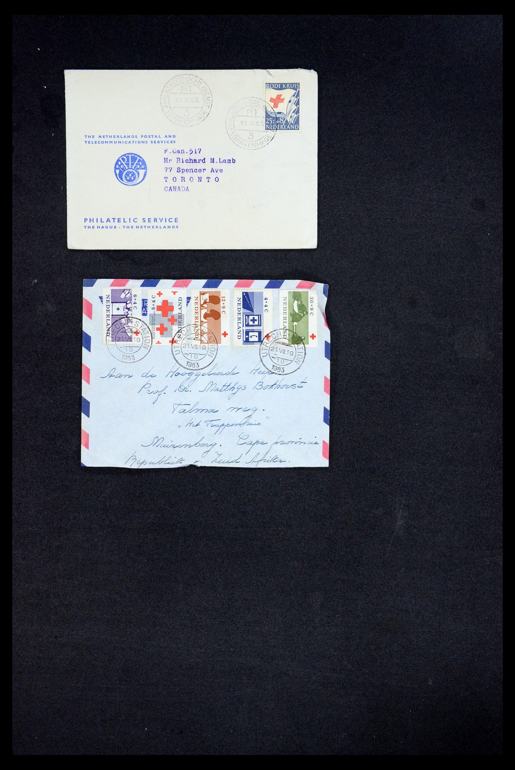 35754 024 - Stamp Collection 35754 Covers Netherlands and territories 1856-1956.