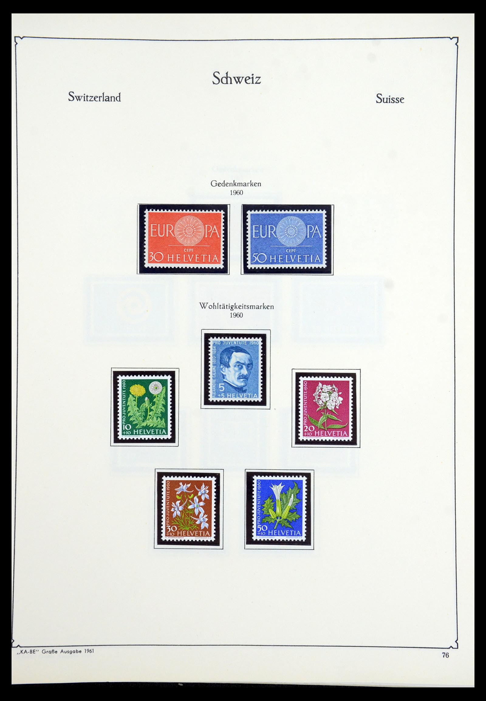 35756 069 - Postzegelverzameling 35756 Zwitserland 1854-1963.