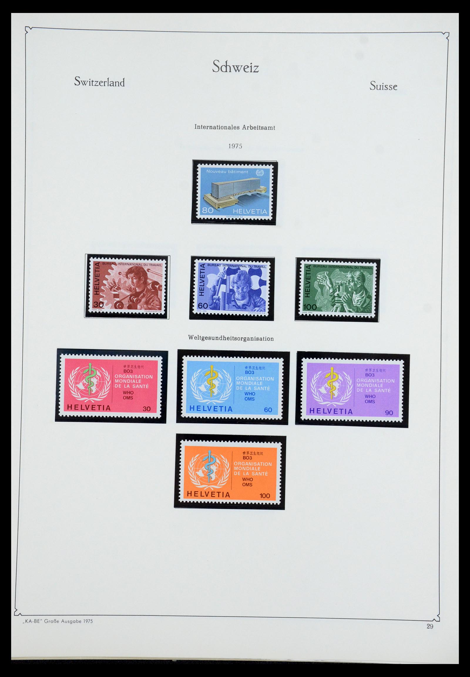 35756 081 - Postzegelverzameling 35756 Zwitserland 1854-1963.