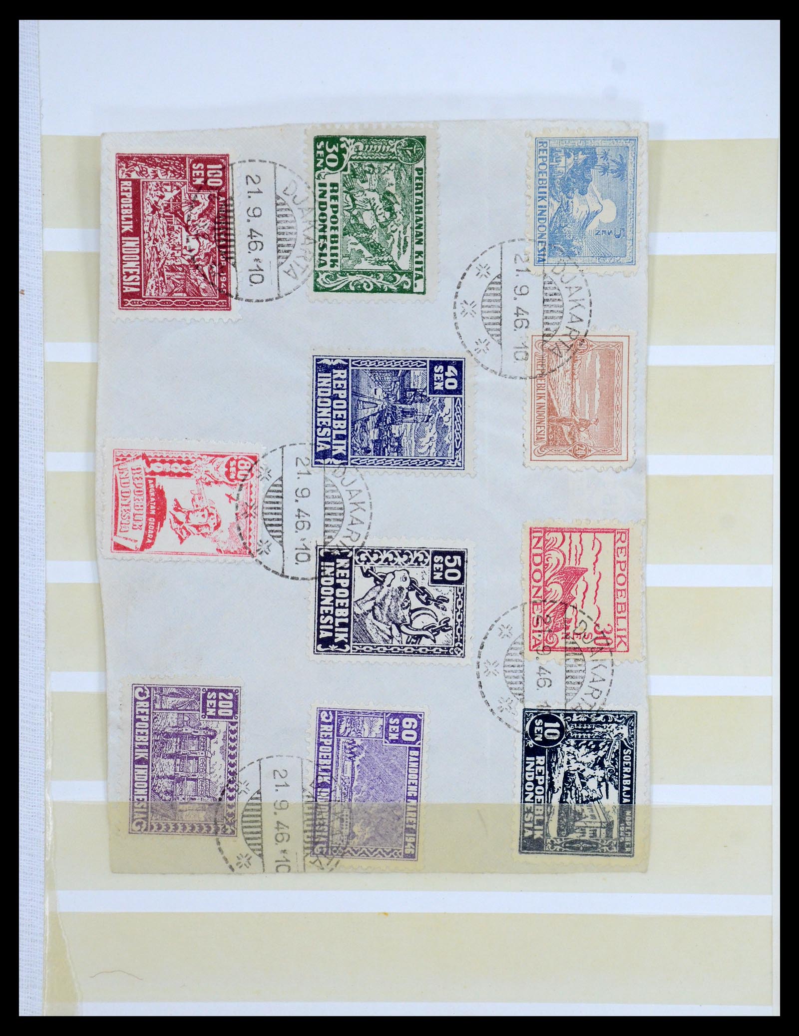 35757 007 - Stamp Collection 35757 Japanese occupation of Dutch east Indies en the i