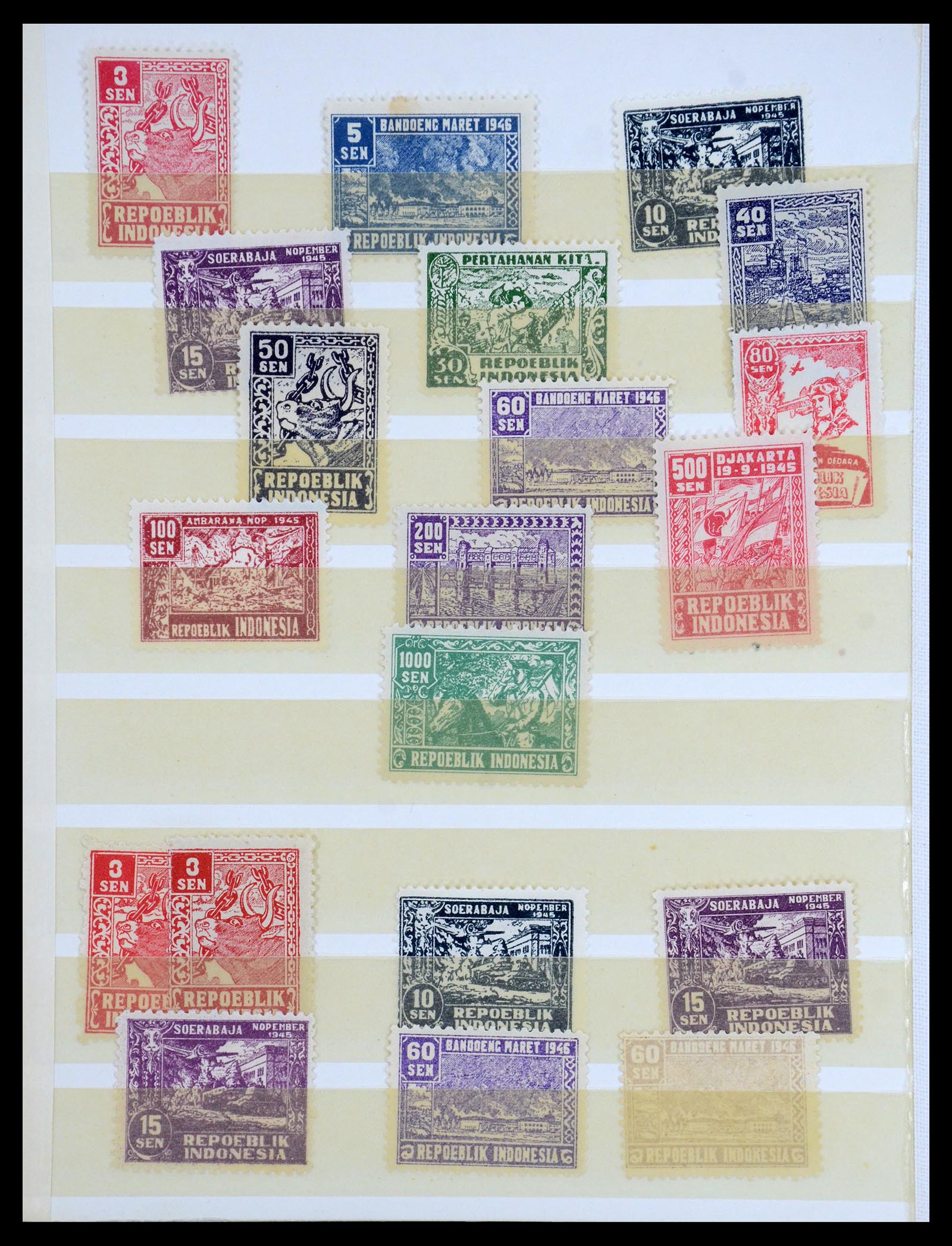 35757 014 - Postzegelverzameling 35757 Japanse bezetting van Nederlands Indië en 