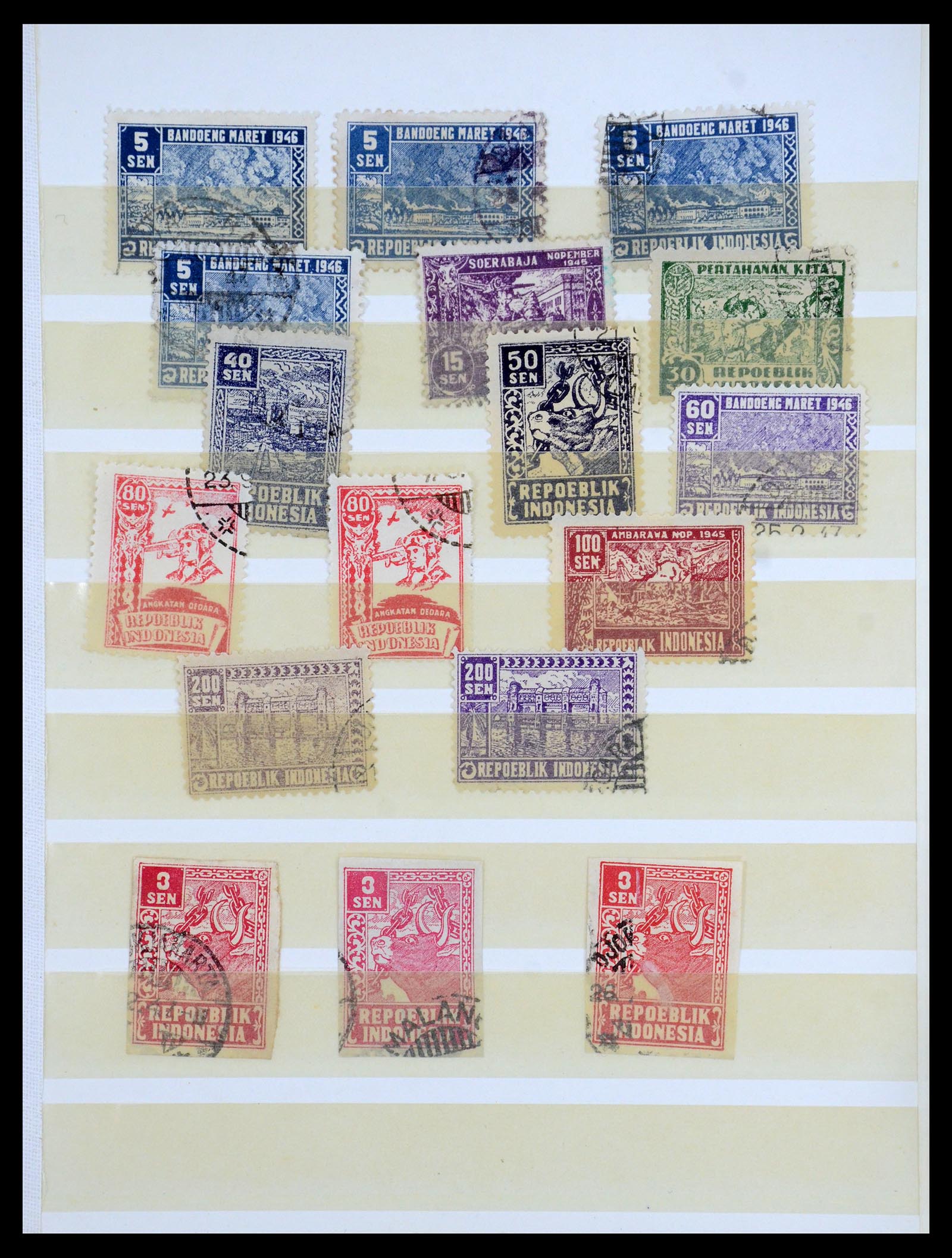 35757 015 - Postzegelverzameling 35757 Japanse bezetting van Nederlands Indië en 