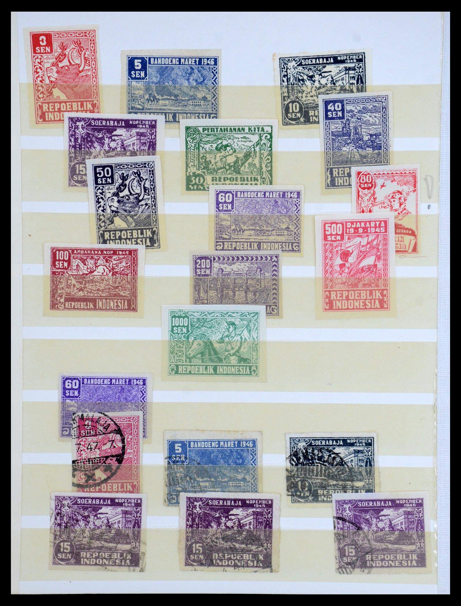 35757 016 - Postzegelverzameling 35757 Japanse bezetting van Nederlands Indië en 