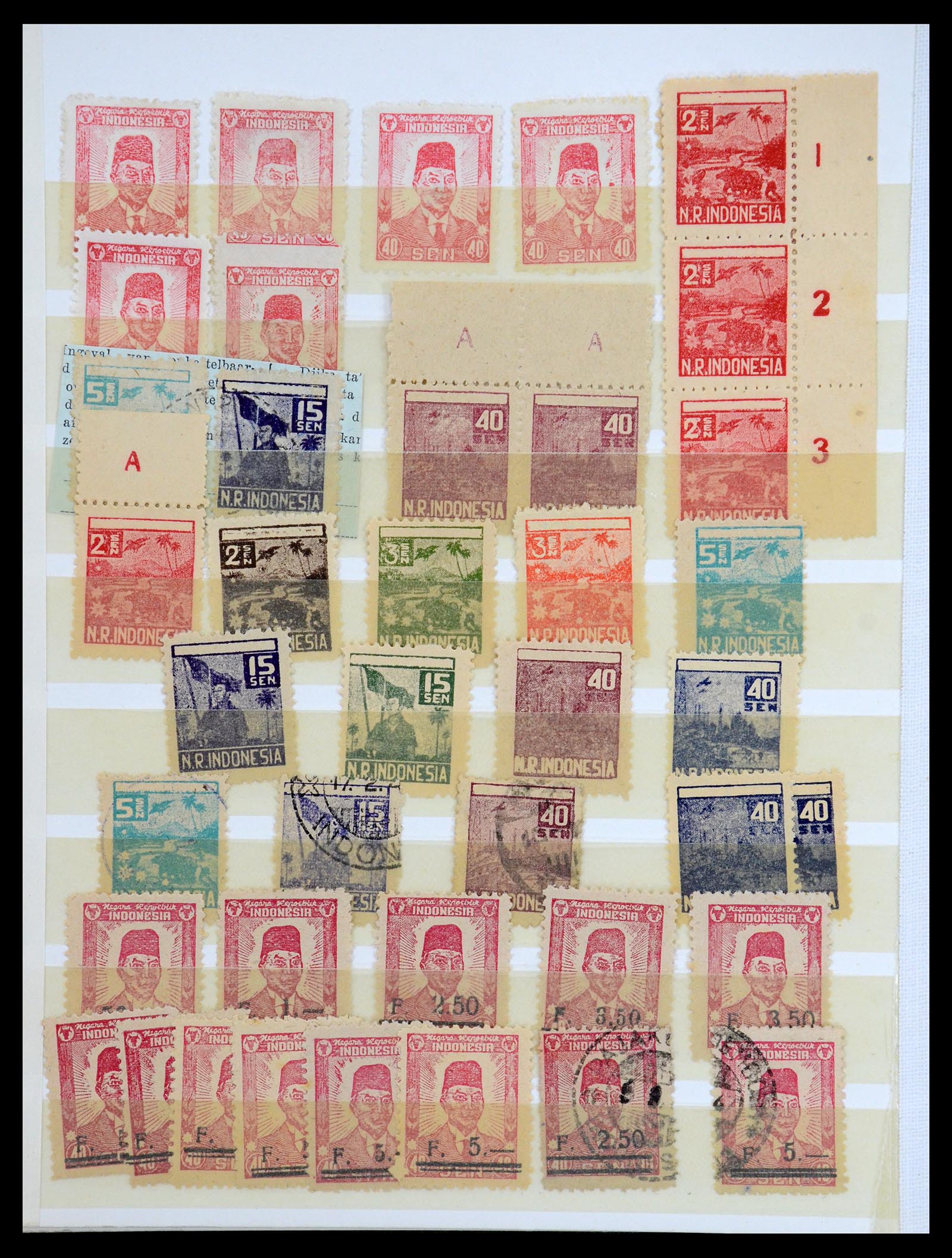 35757 020 - Postzegelverzameling 35757 Japanse bezetting van Nederlands Indië en 