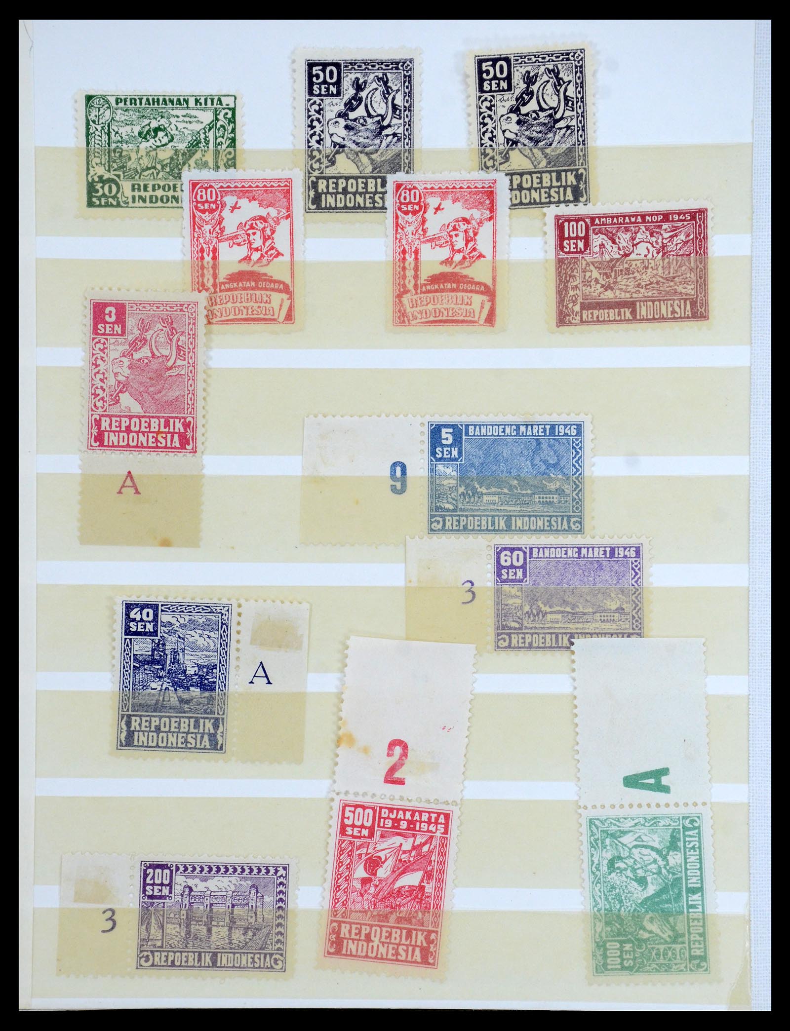 35757 026 - Postzegelverzameling 35757 Japanse bezetting van Nederlands Indië en 