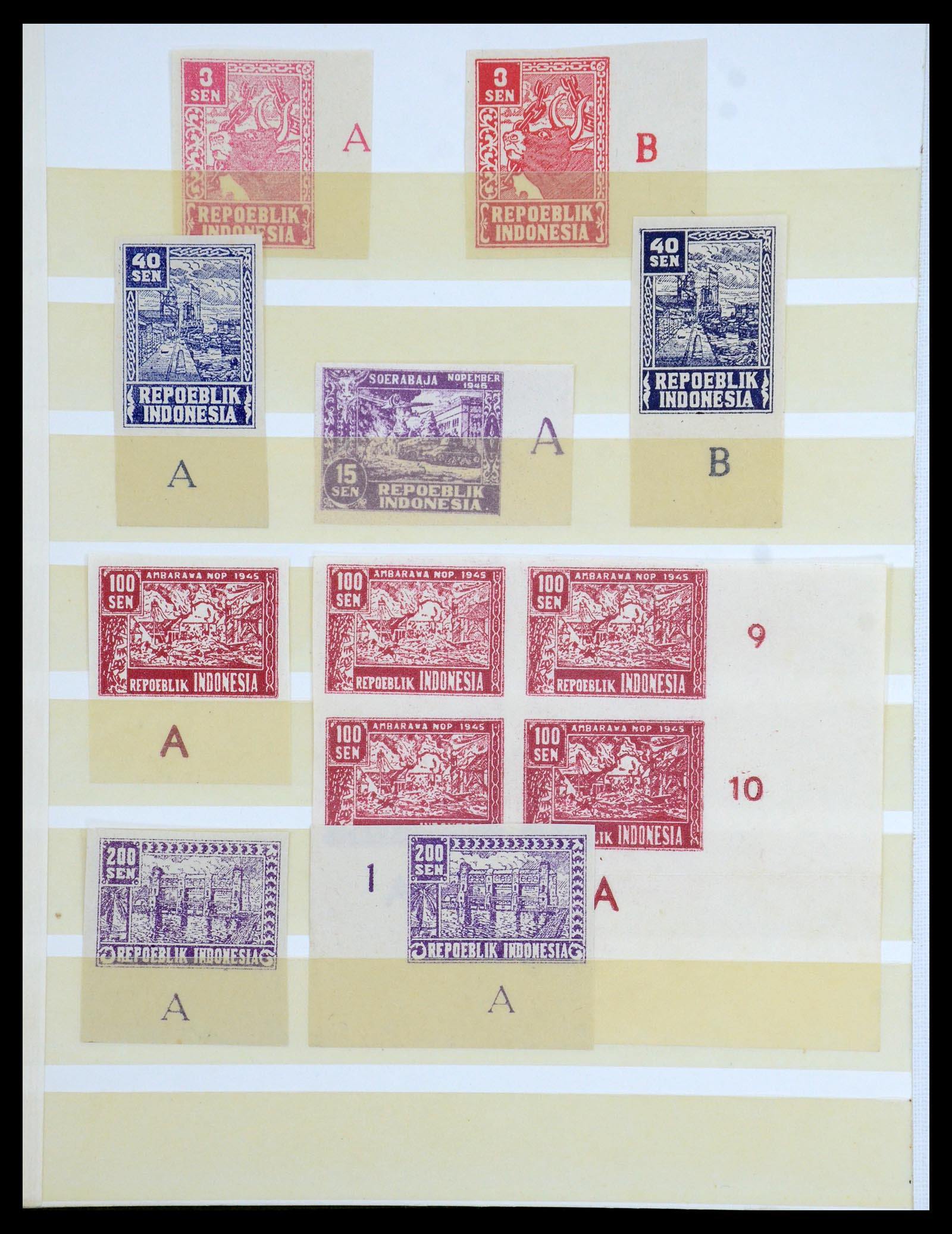 35757 030 - Postzegelverzameling 35757 Japanse bezetting van Nederlands Indië en 