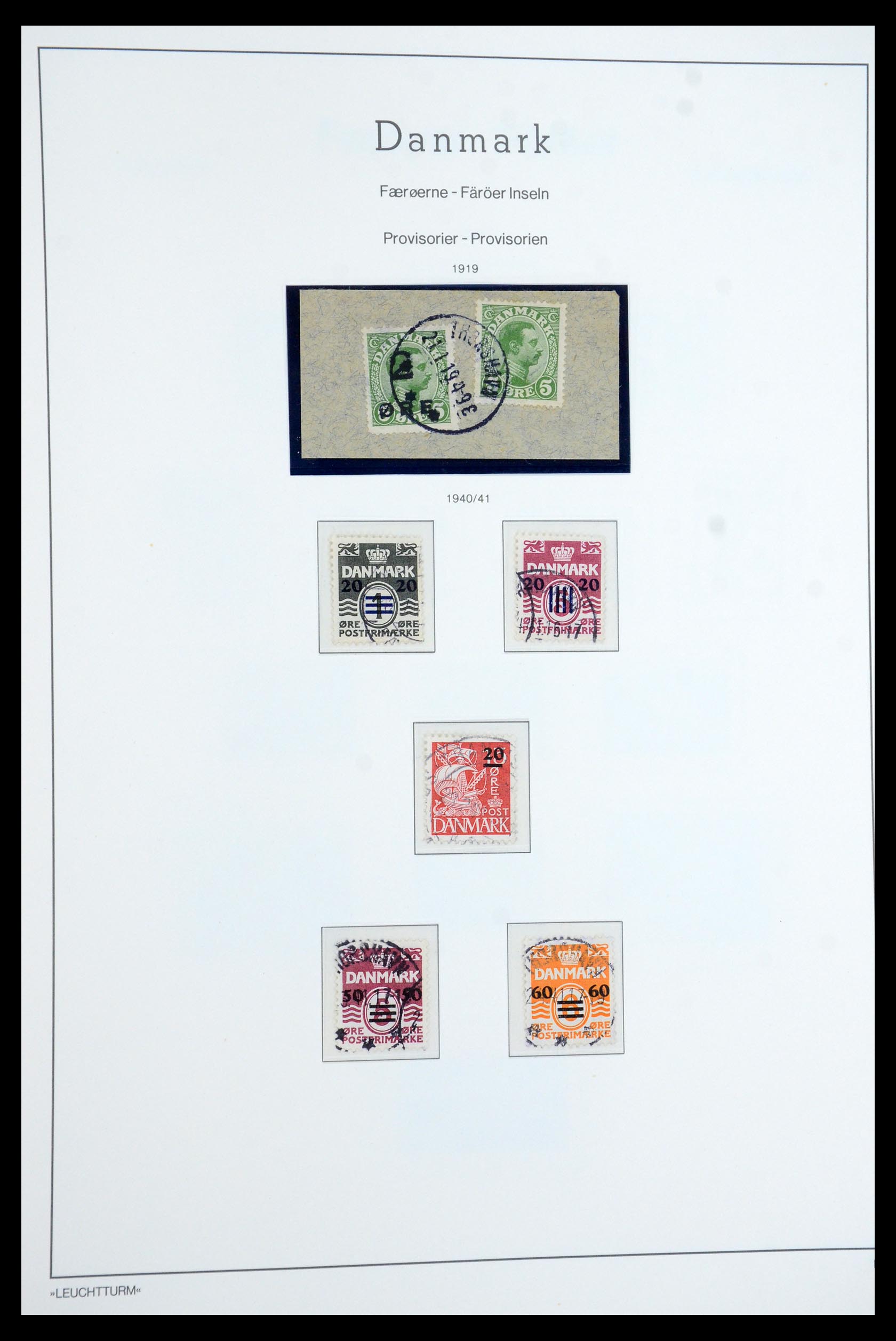 35758 002 - Postzegelverzameling 35758 Faeroer 1919-1993.
