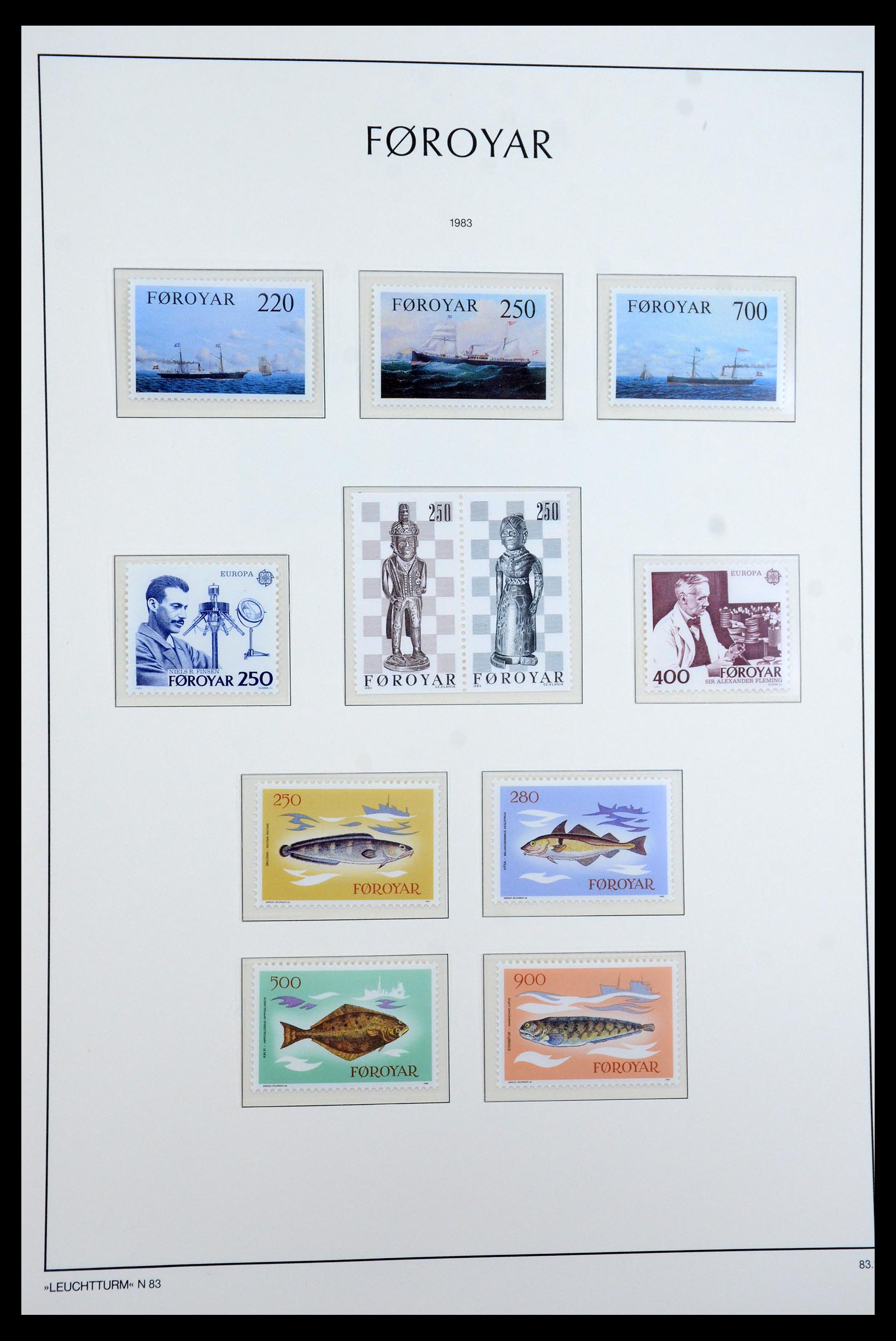 35758 009 - Postzegelverzameling 35758 Faeroer 1919-1993.