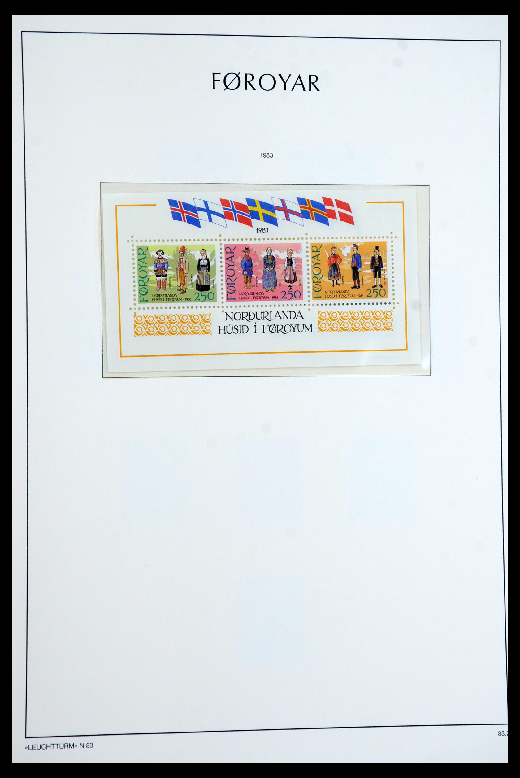35758 010 - Postzegelverzameling 35758 Faeroer 1919-1993.