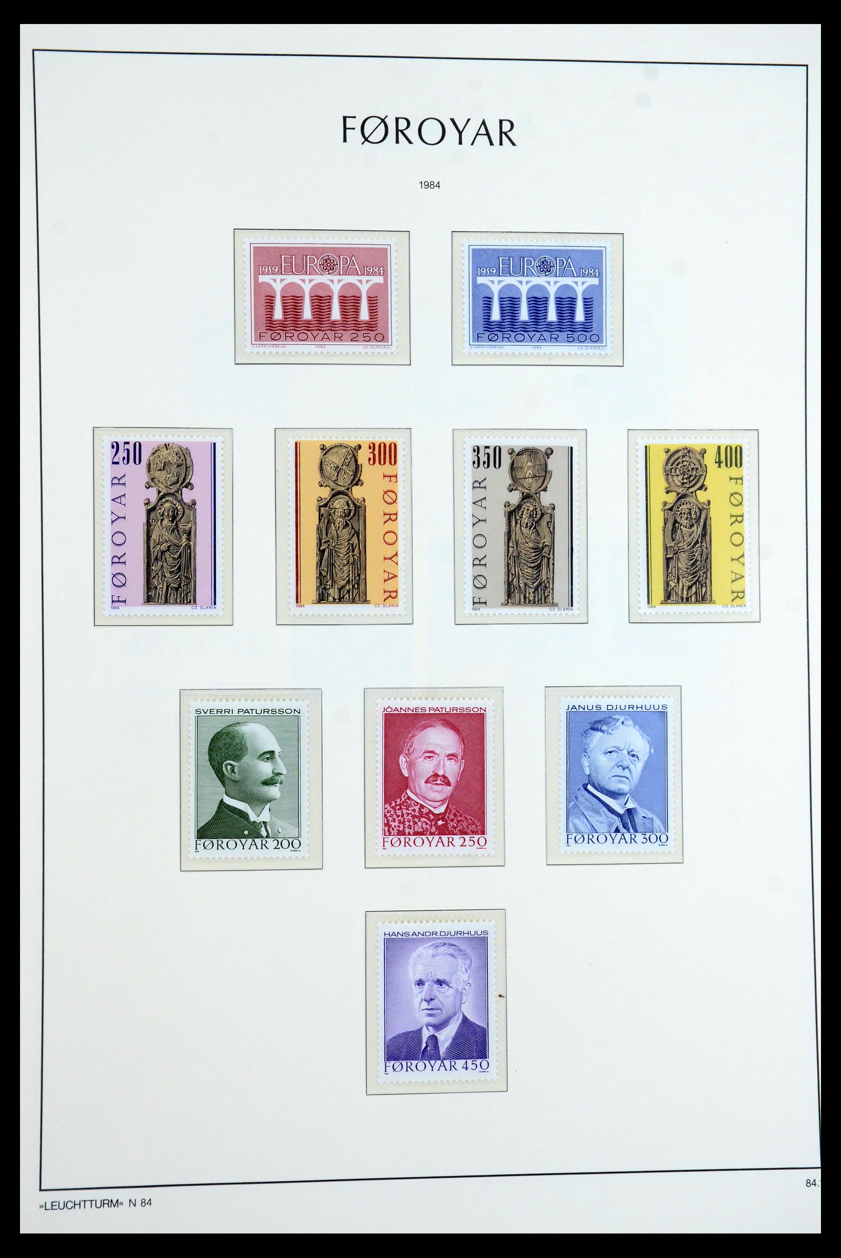 35758 011 - Postzegelverzameling 35758 Faeroer 1919-1993.