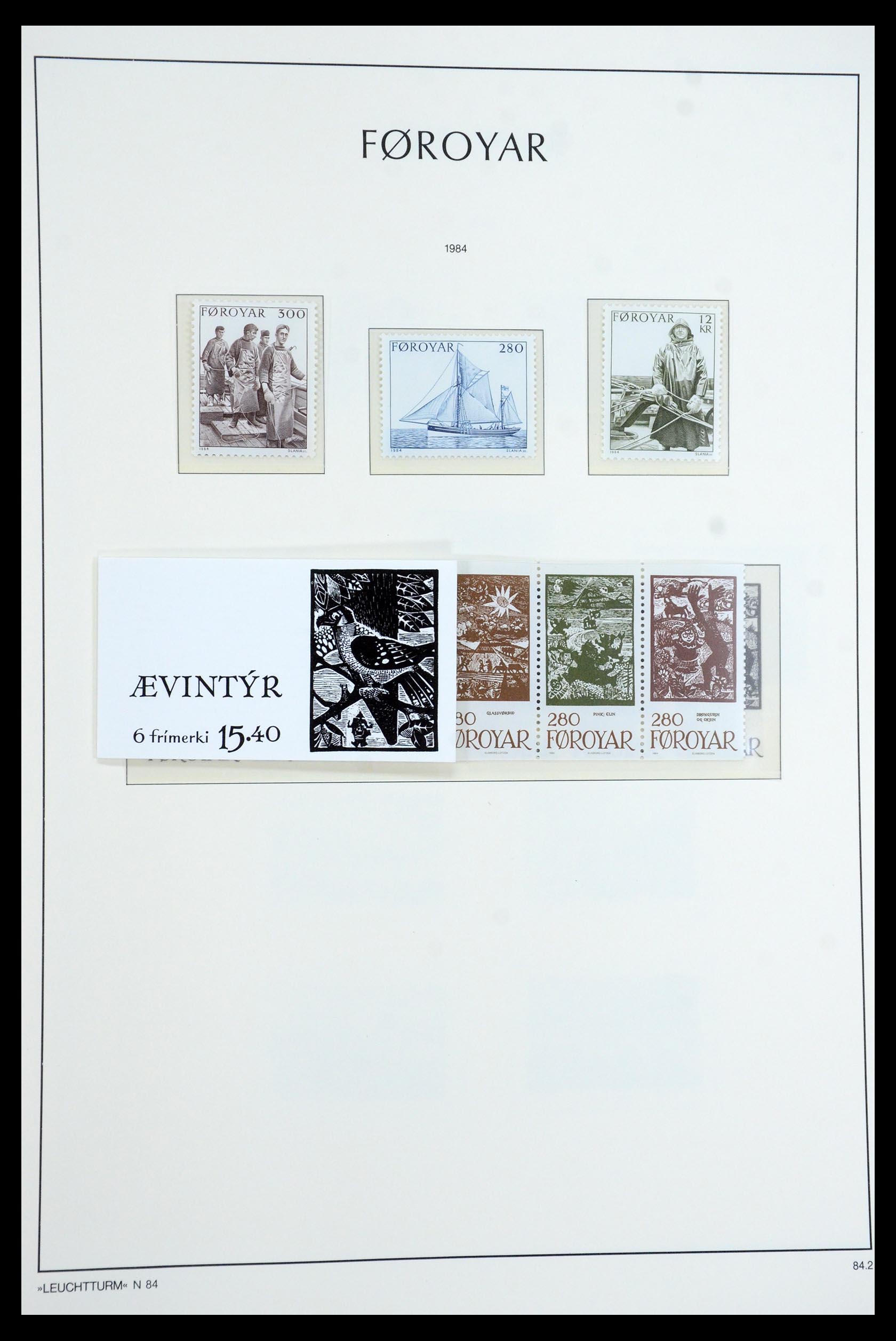 35758 012 - Postzegelverzameling 35758 Faeroer 1919-1993.