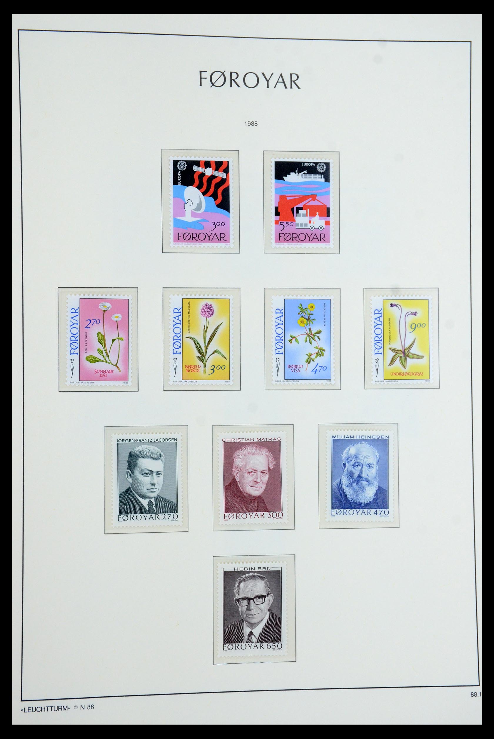 35758 019 - Postzegelverzameling 35758 Faeroer 1919-1993.