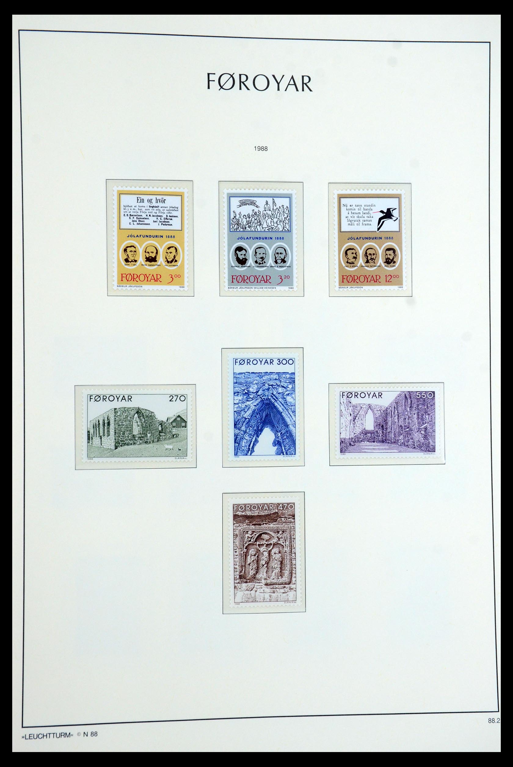 35758 020 - Postzegelverzameling 35758 Faeroer 1919-1993.