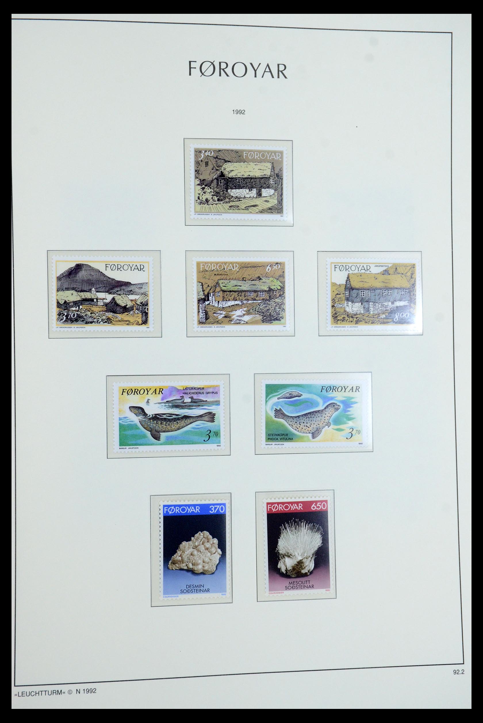 35758 027 - Postzegelverzameling 35758 Faeroer 1919-1993.