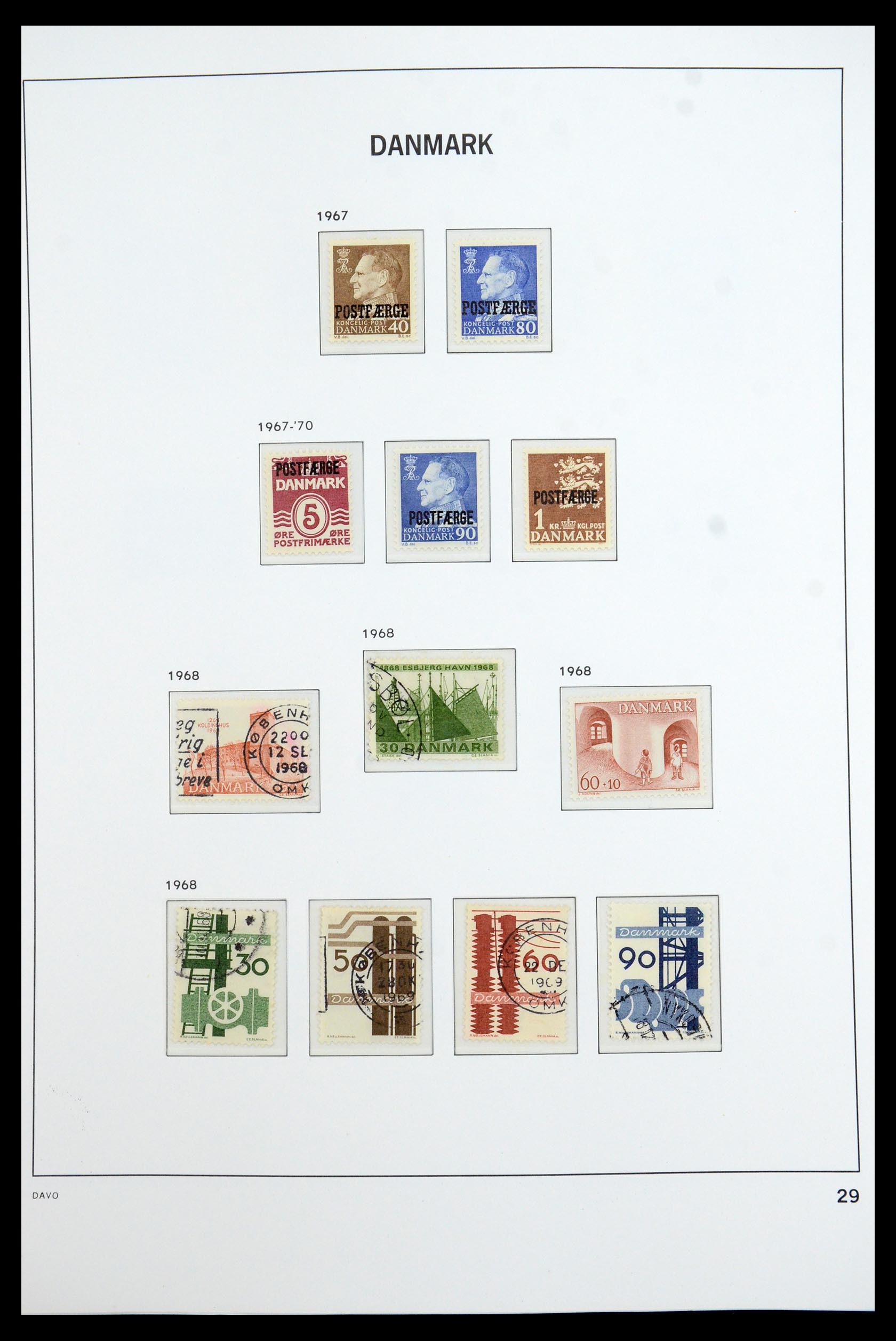 35760 028 - Postzegelverzameling 35760 Denemarken 1851-1995.