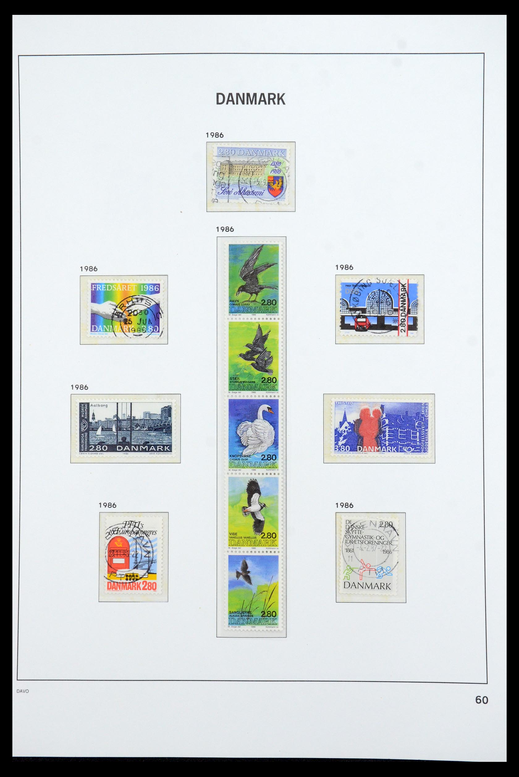 35760 058 - Postzegelverzameling 35760 Denemarken 1851-1995.