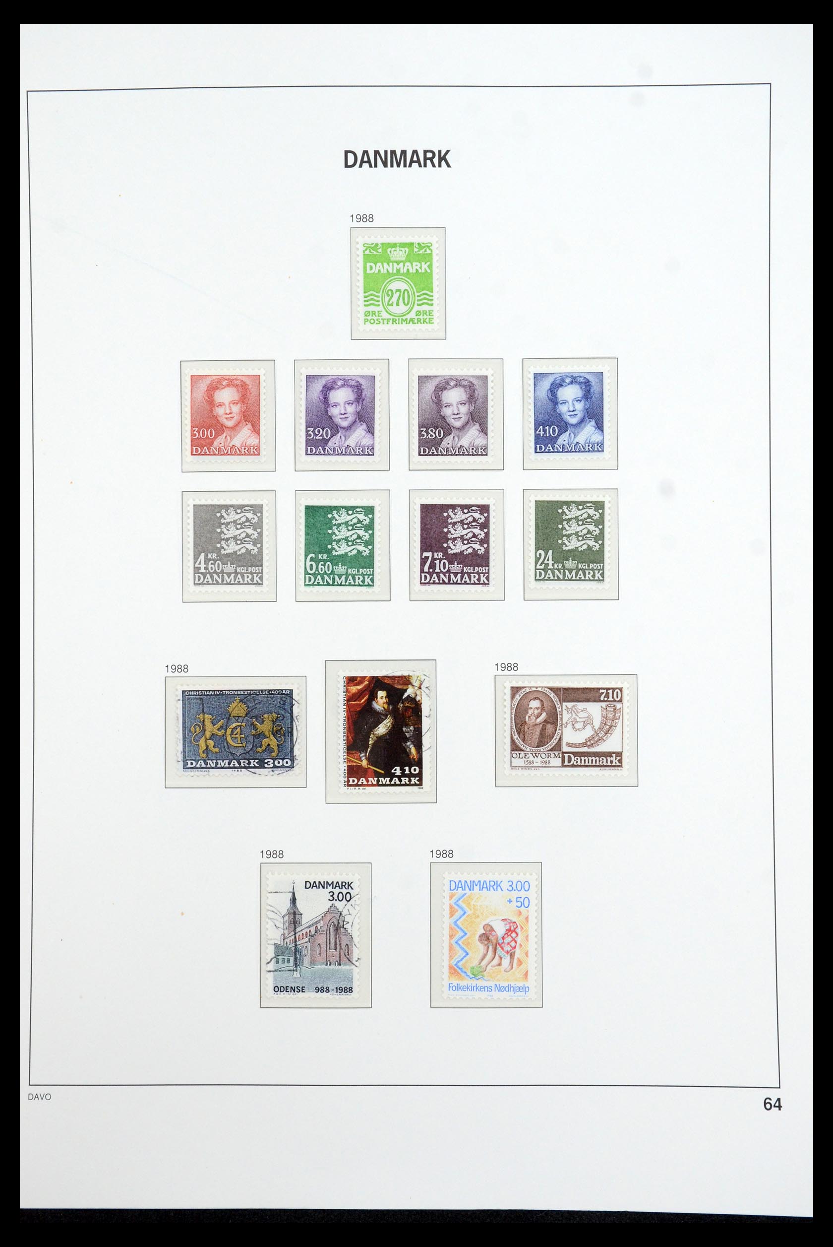 35760 062 - Stamp Collection 35760 Denmark 1851-1995.