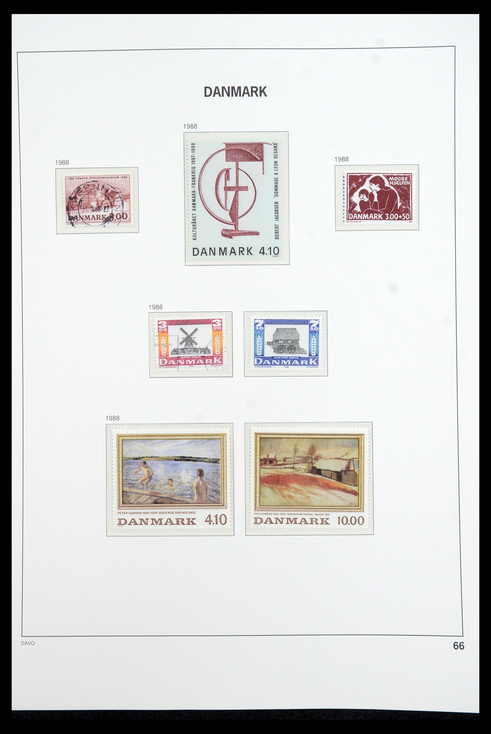 35760 064 - Stamp Collection 35760 Denmark 1851-1995.