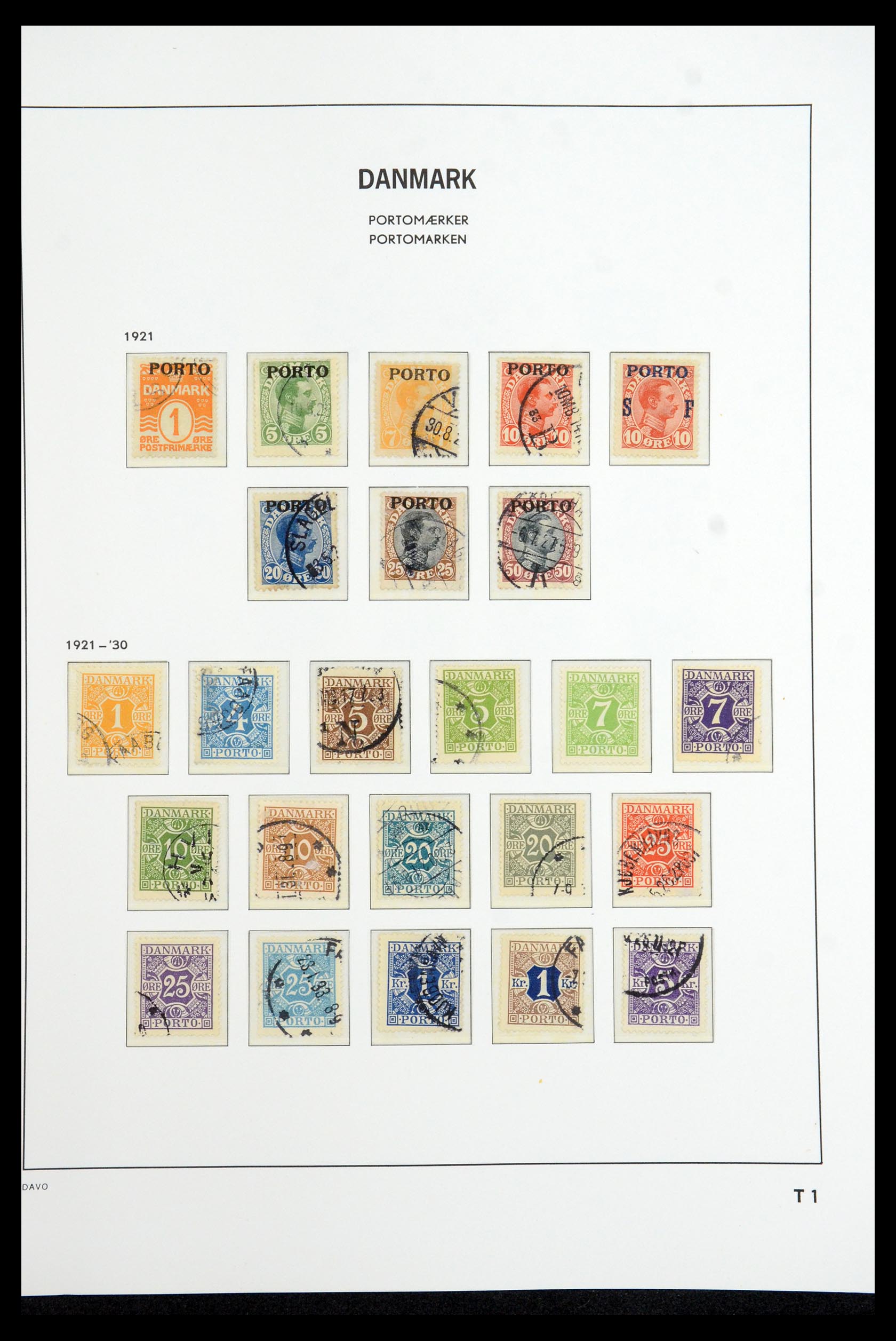 35760 086 - Postzegelverzameling 35760 Denemarken 1851-1995.