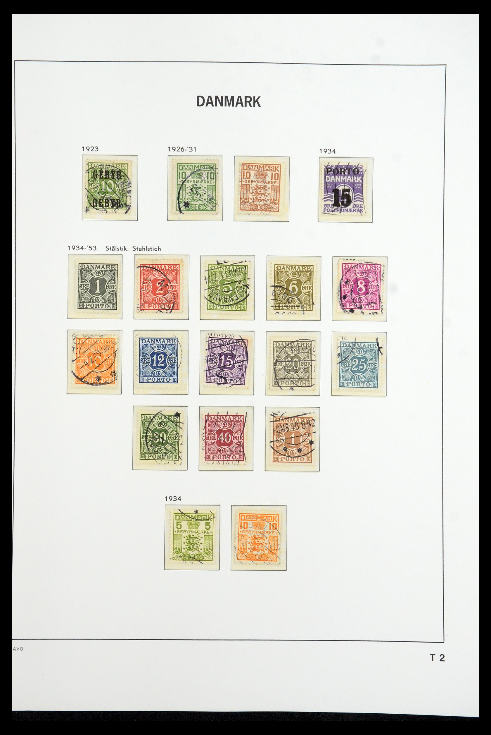 35760 087 - Postzegelverzameling 35760 Denemarken 1851-1995.