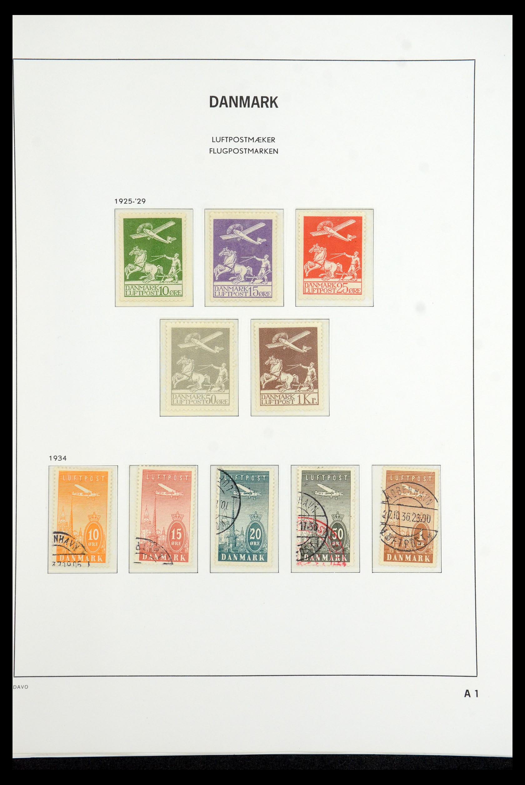 35760 089 - Postzegelverzameling 35760 Denemarken 1851-1995.
