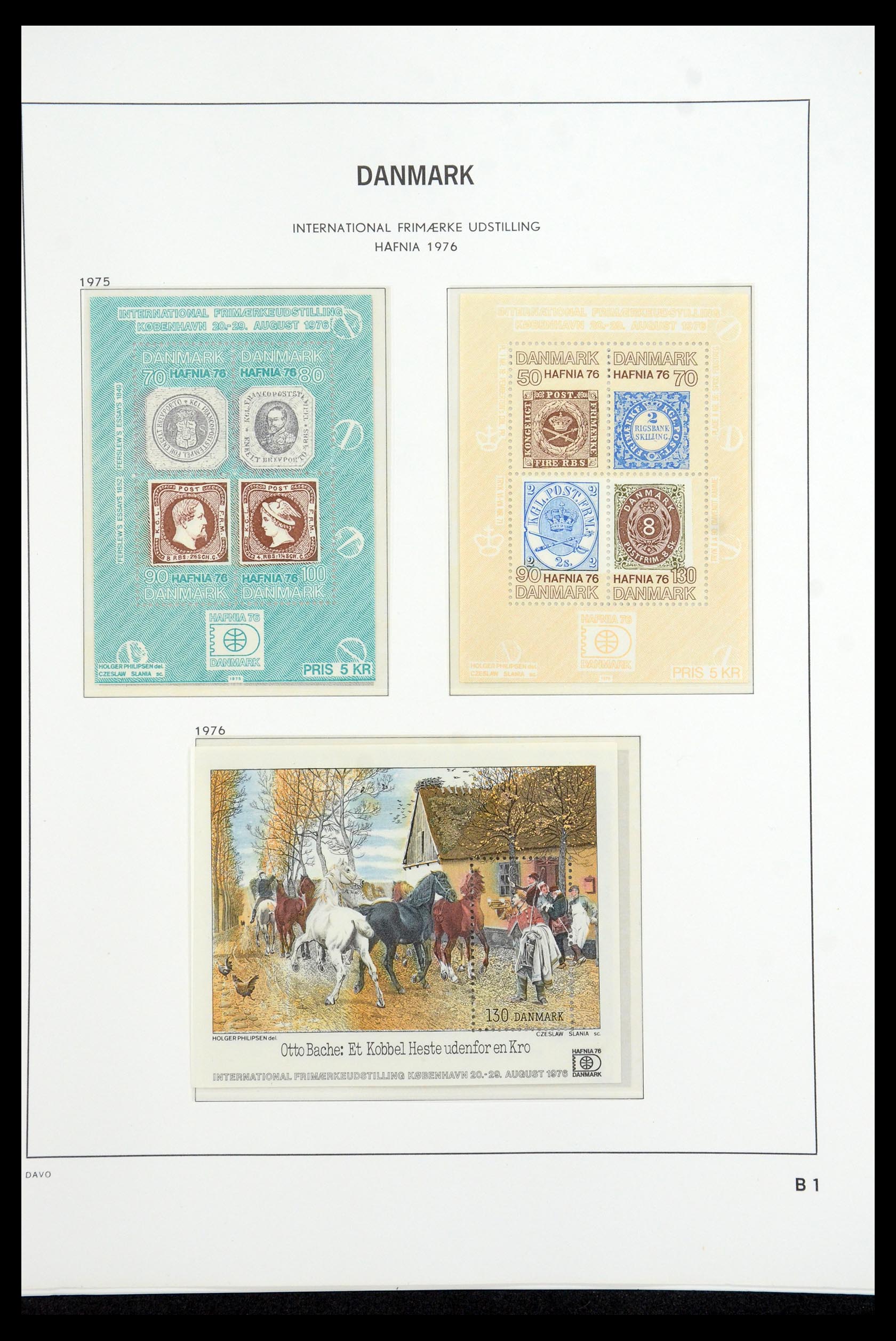 35760 090 - Postzegelverzameling 35760 Denemarken 1851-1995.