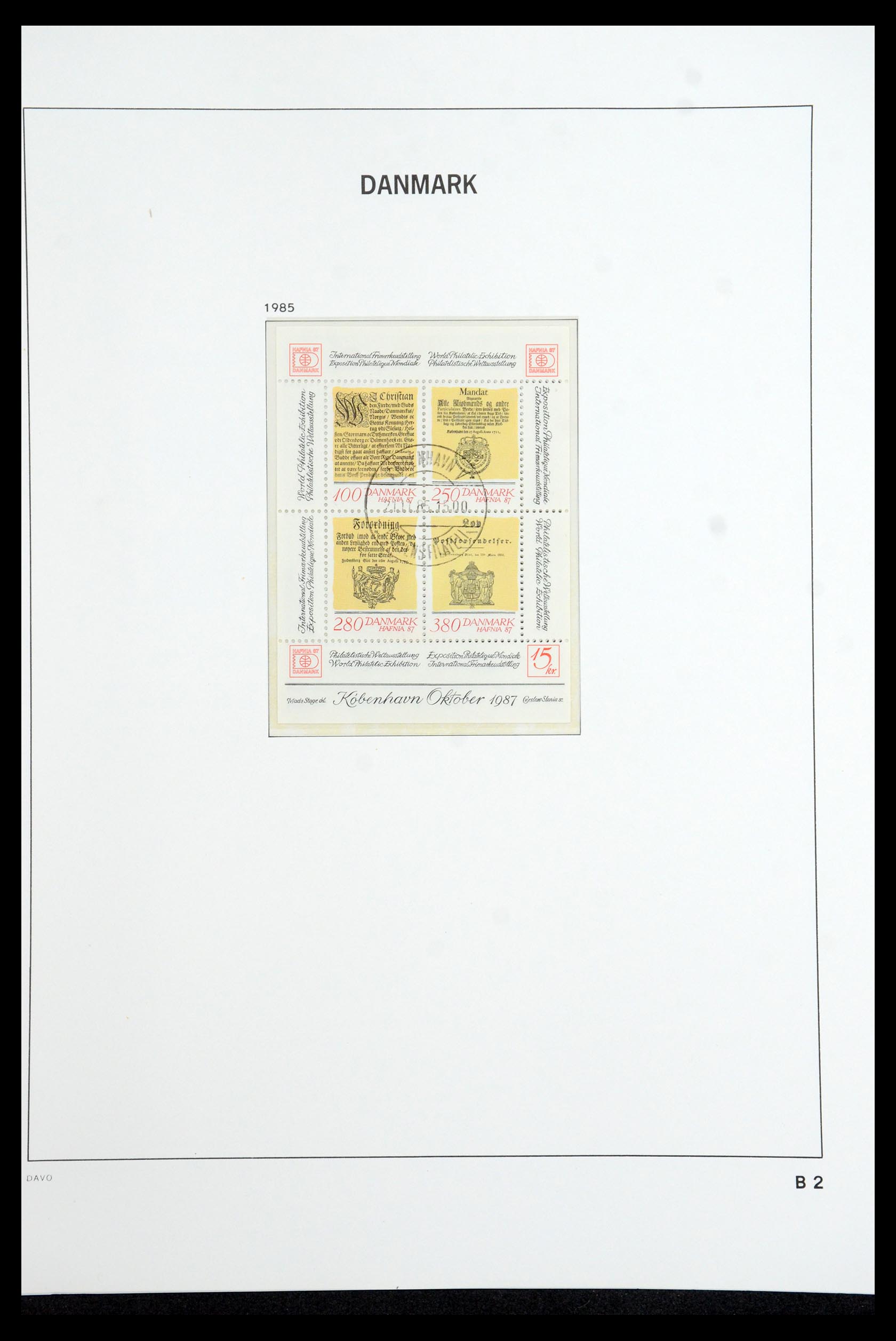 35760 091 - Postzegelverzameling 35760 Denemarken 1851-1995.