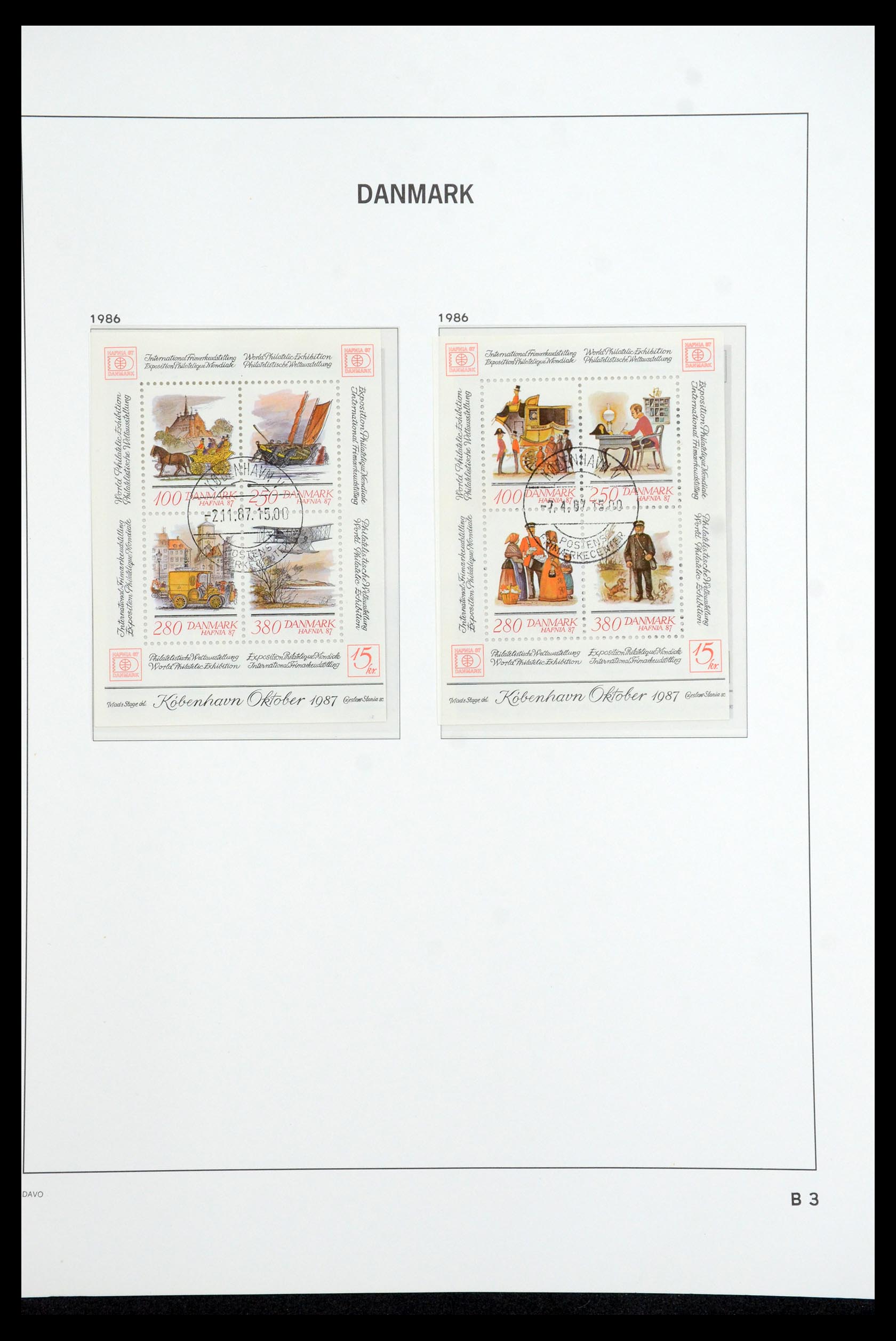 35760 092 - Postzegelverzameling 35760 Denemarken 1851-1995.