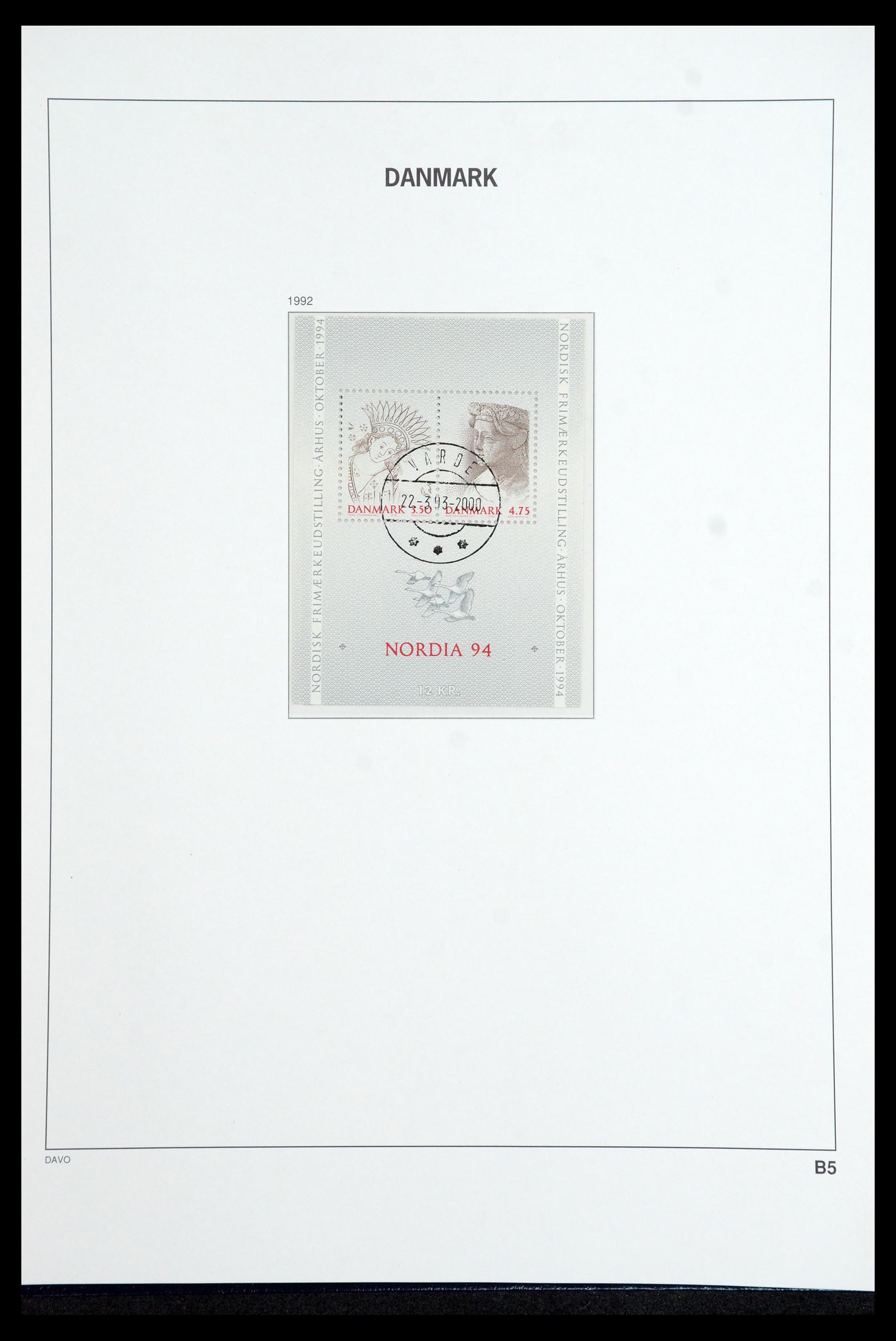 35760 094 - Postzegelverzameling 35760 Denemarken 1851-1995.