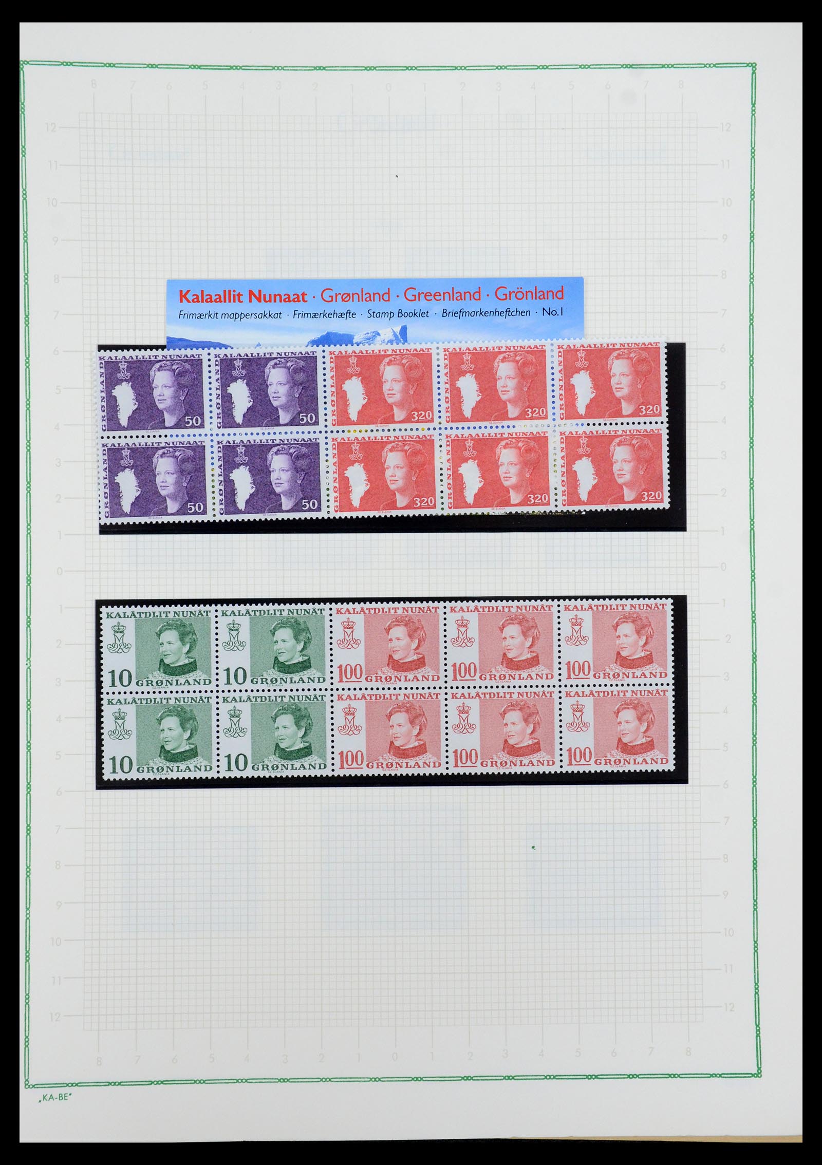 35761 023 - Postzegelverzameling 35761 Groenland 1938-2001.