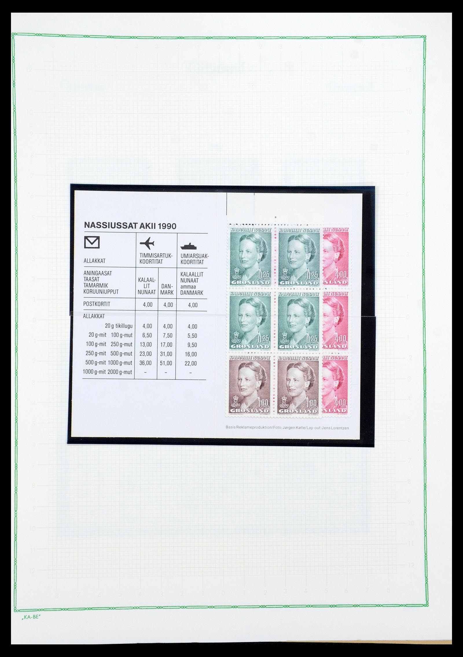 35761 025 - Postzegelverzameling 35761 Groenland 1938-2001.