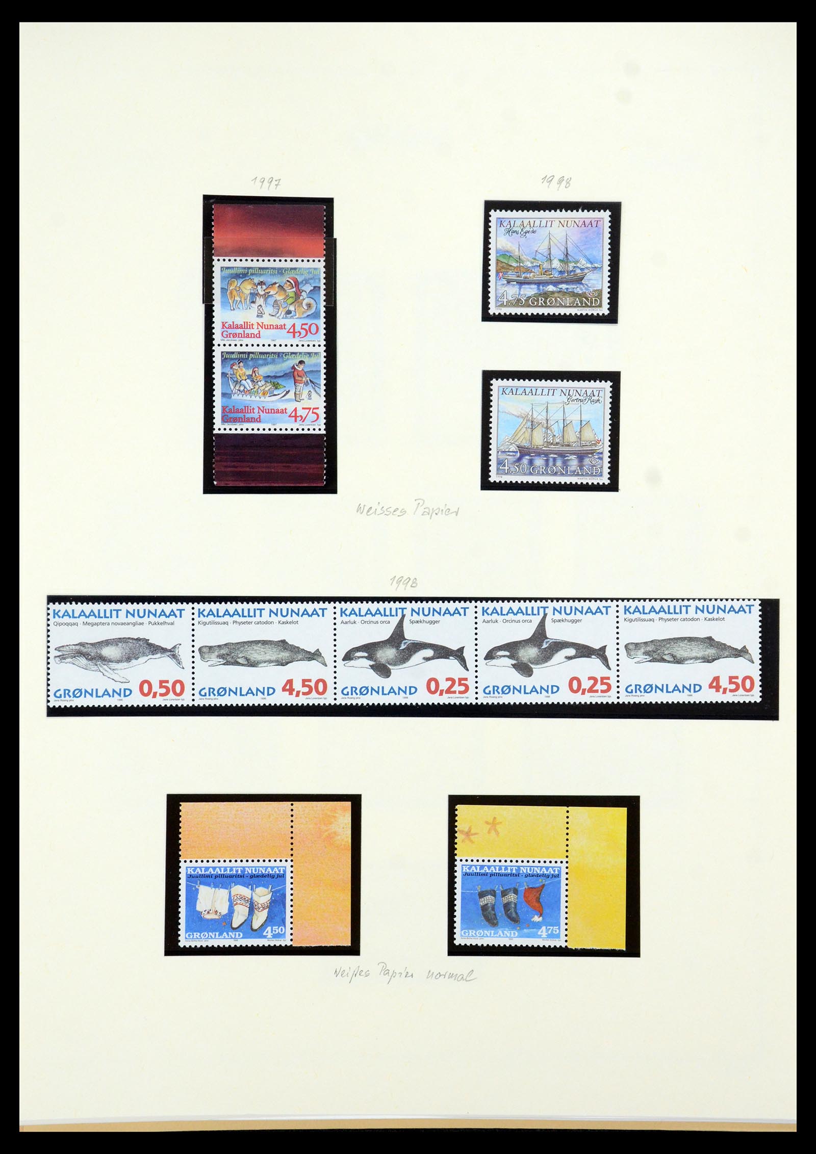 35761 046 - Postzegelverzameling 35761 Groenland 1938-2001.