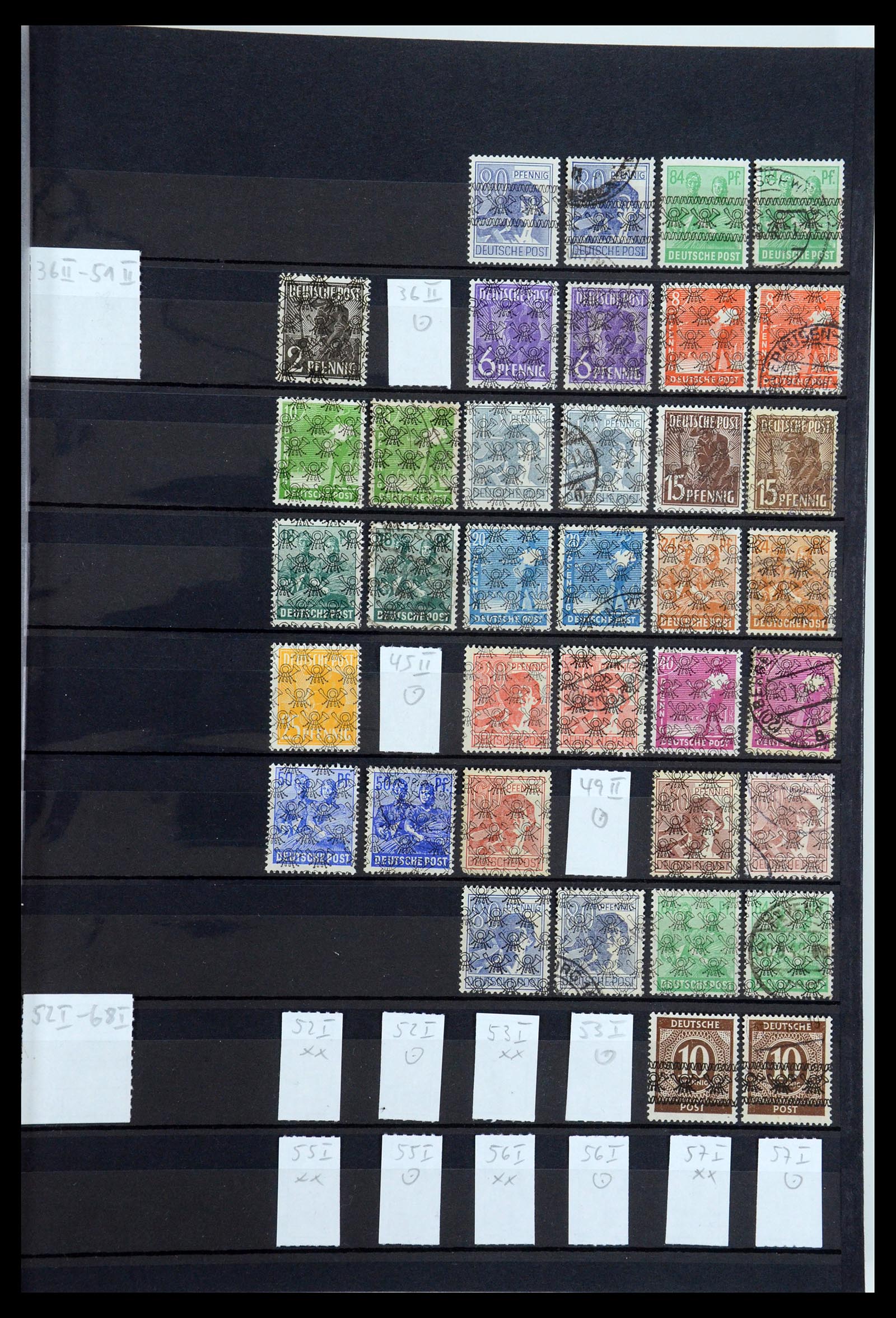 35762 003 - Postzegelverzameling 35762 Duitse Zones 1945-1949.