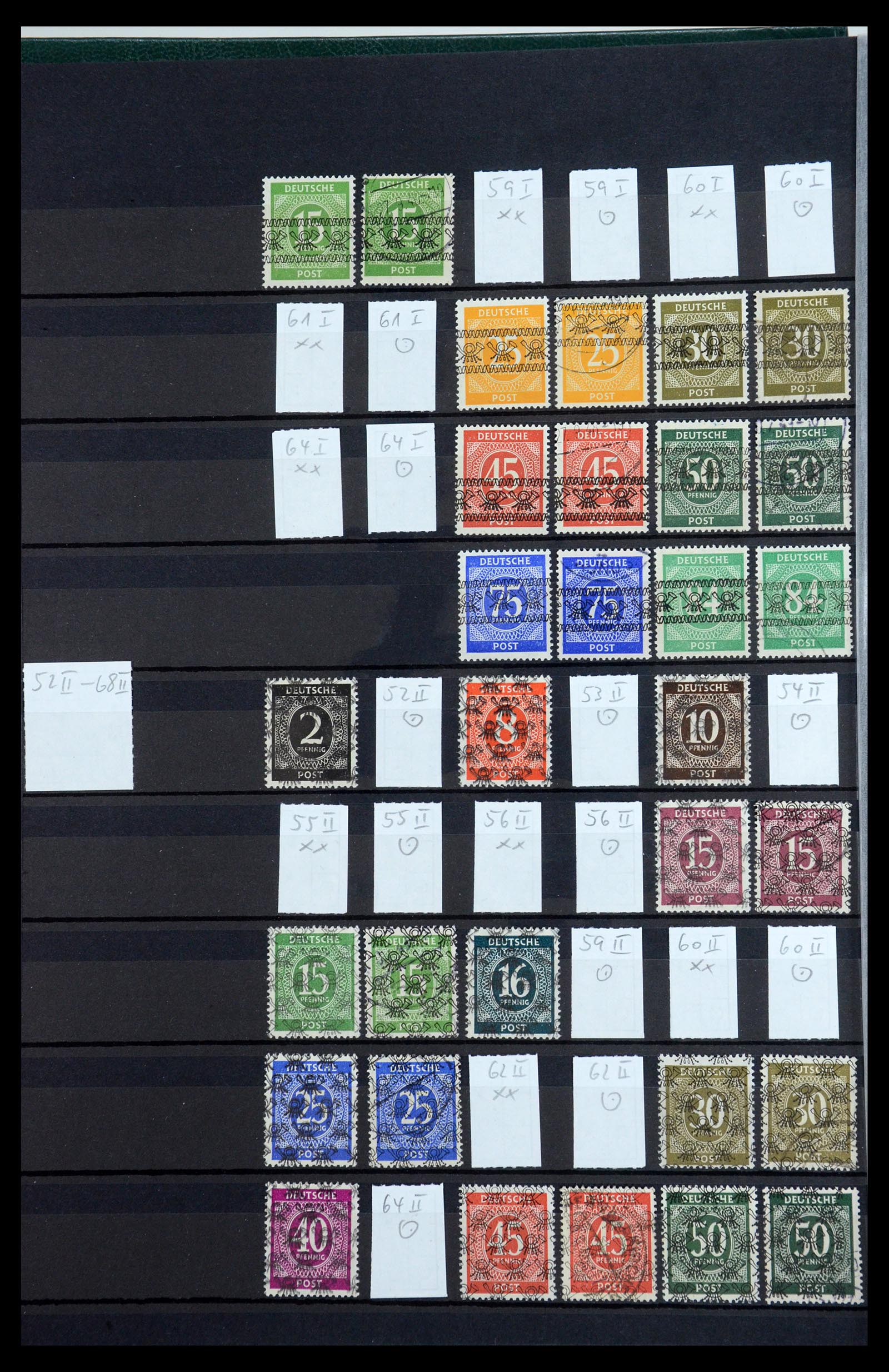 35762 004 - Postzegelverzameling 35762 Duitse Zones 1945-1949.