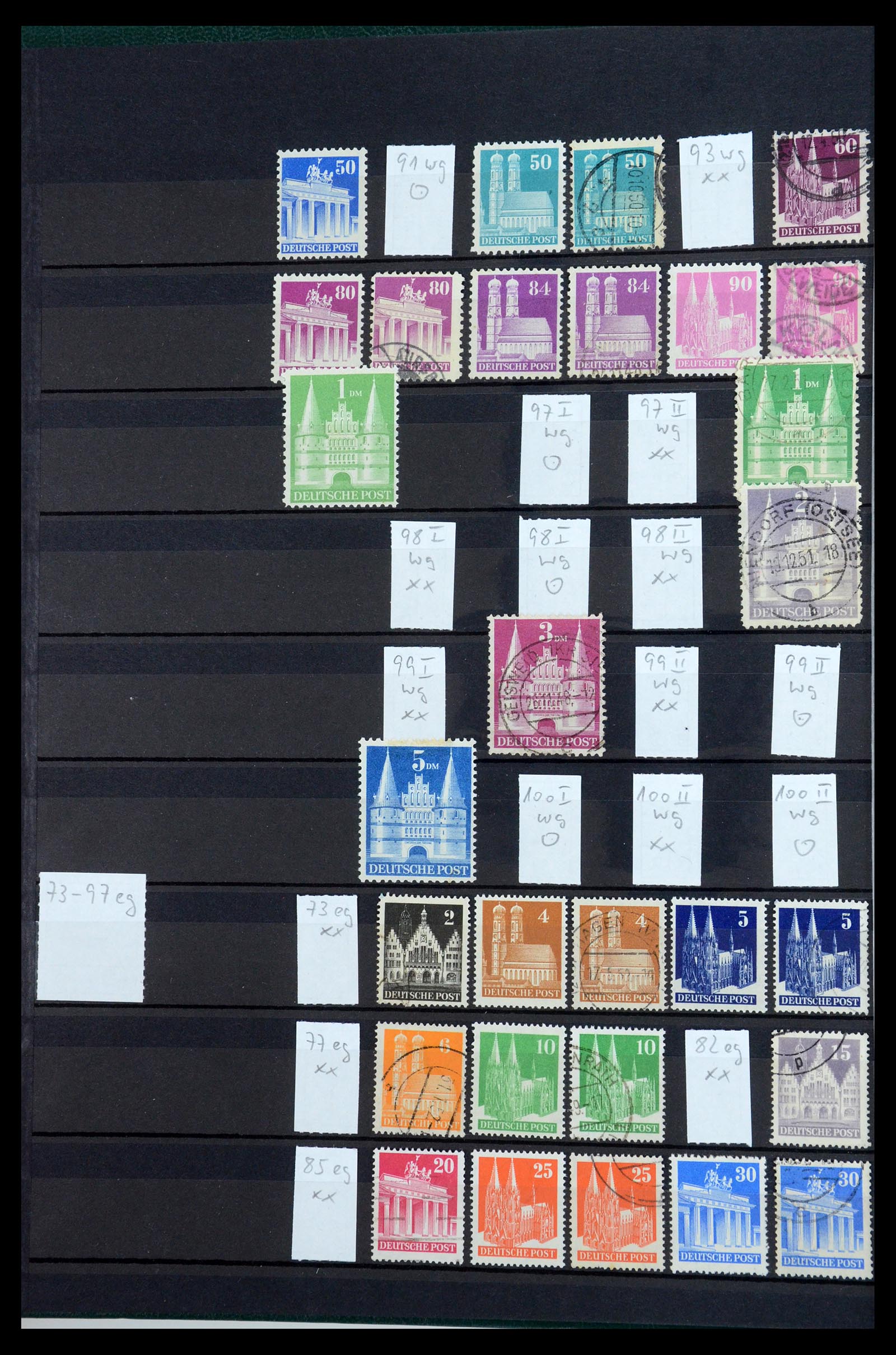 35762 006 - Postzegelverzameling 35762 Duitse Zones 1945-1949.