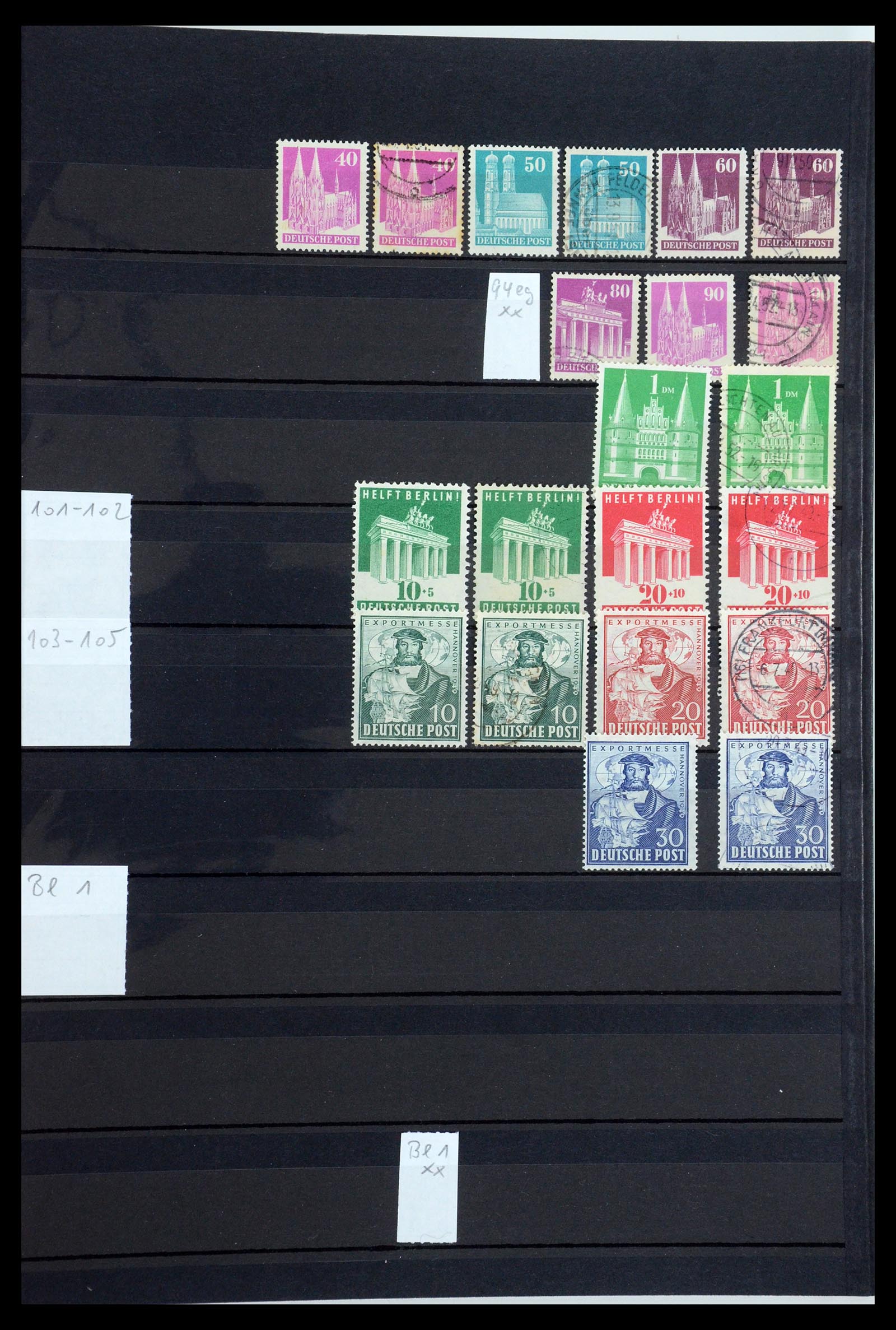 35762 007 - Postzegelverzameling 35762 Duitse Zones 1945-1949.