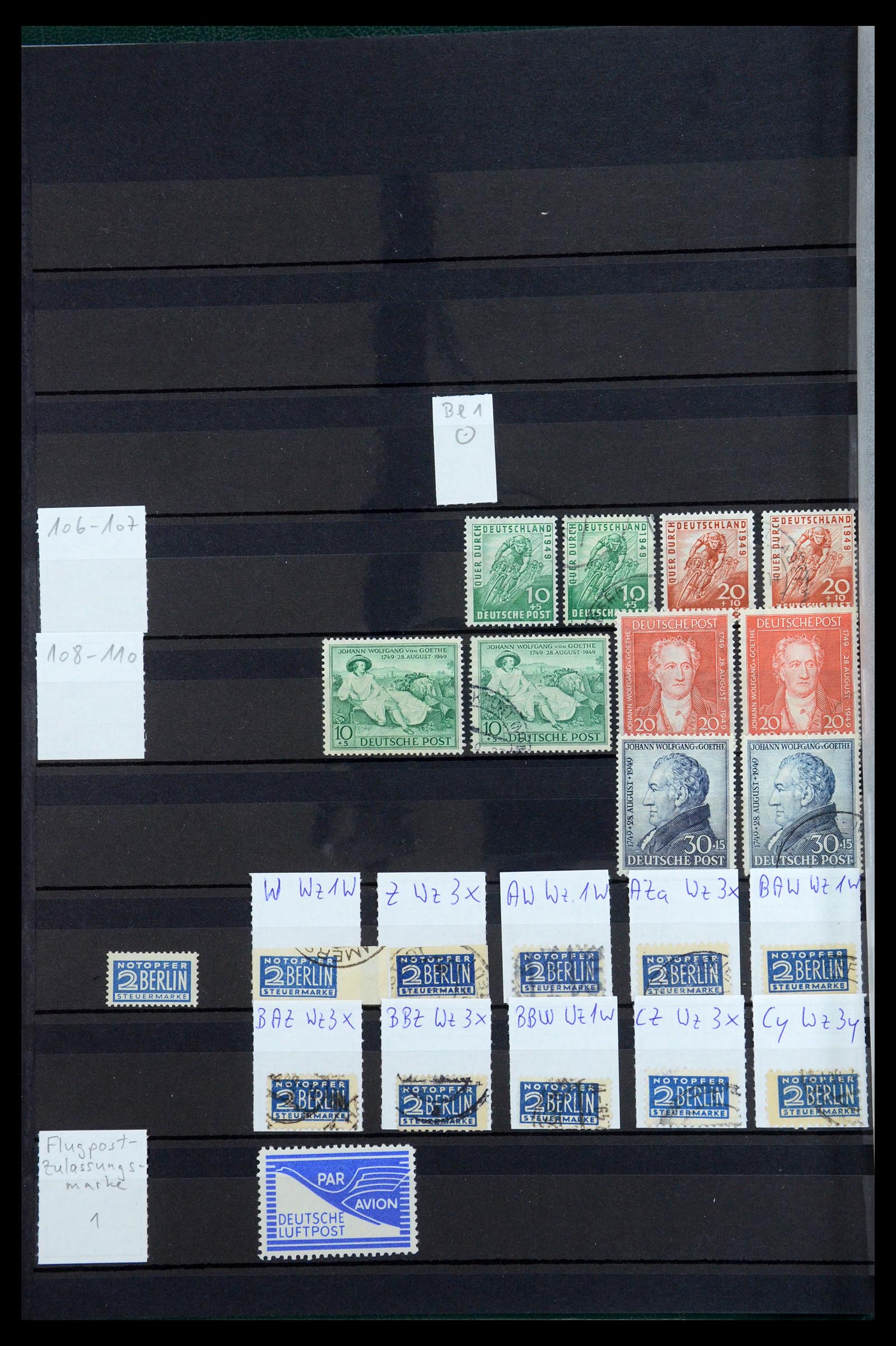 35762 008 - Postzegelverzameling 35762 Duitse Zones 1945-1949.