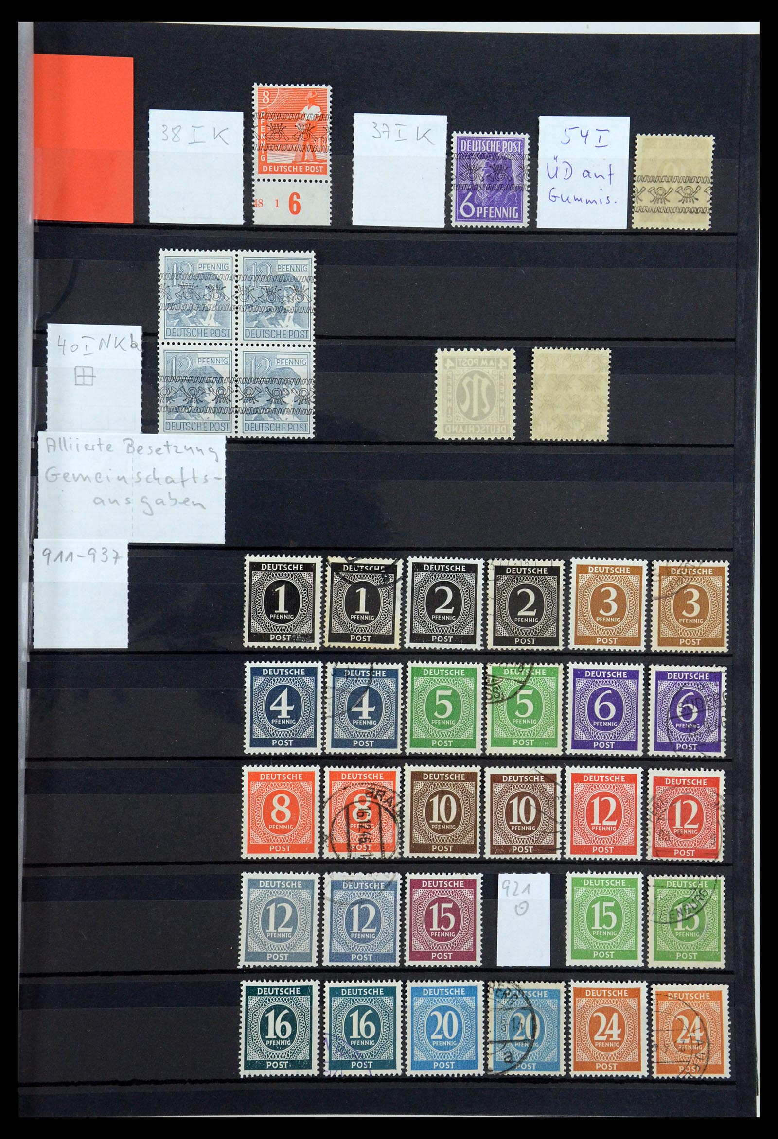 35762 009 - Postzegelverzameling 35762 Duitse Zones 1945-1949.