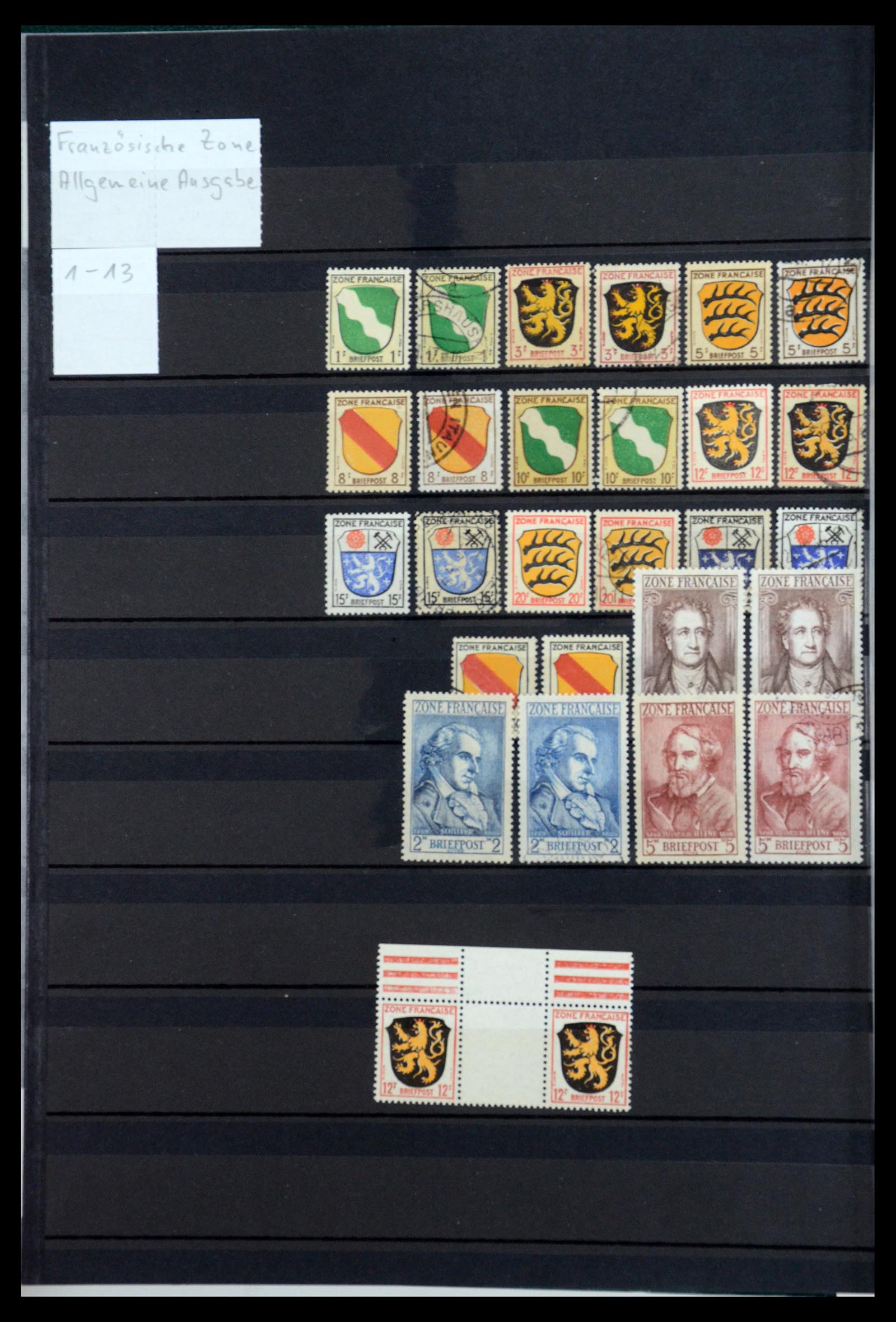 35762 014 - Postzegelverzameling 35762 Duitse Zones 1945-1949.