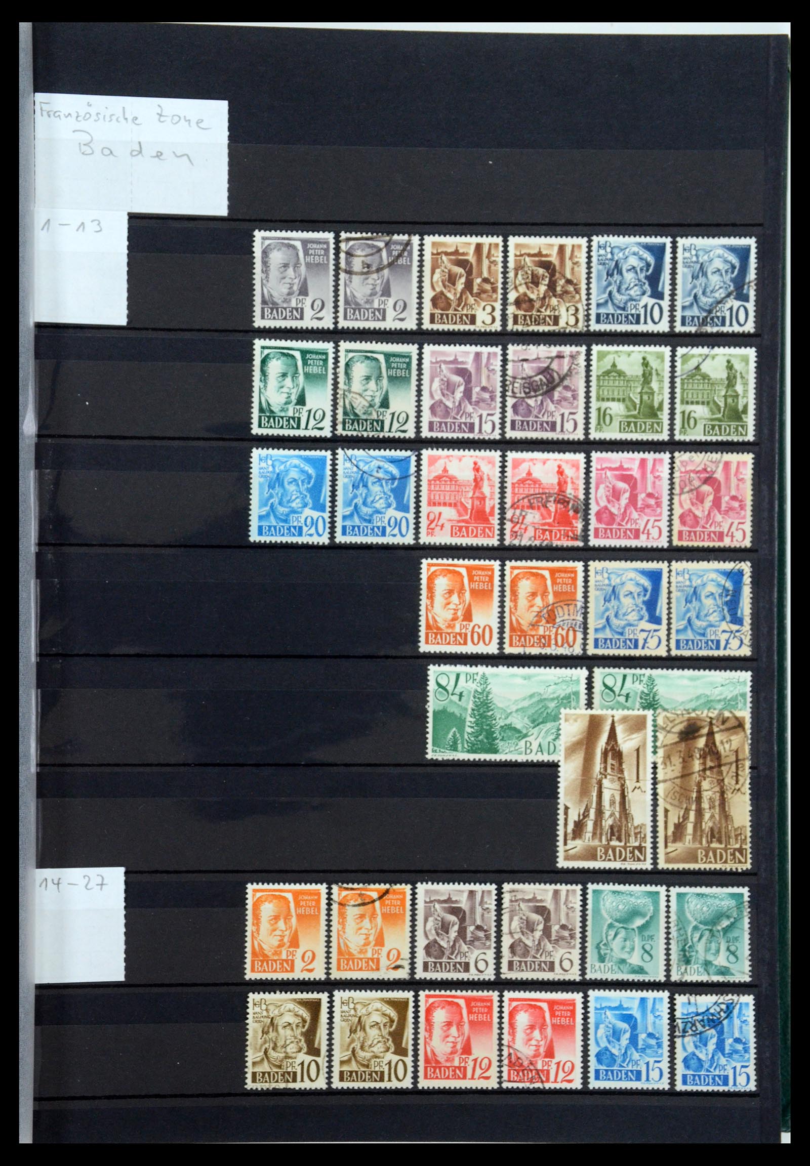 35762 015 - Postzegelverzameling 35762 Duitse Zones 1945-1949.