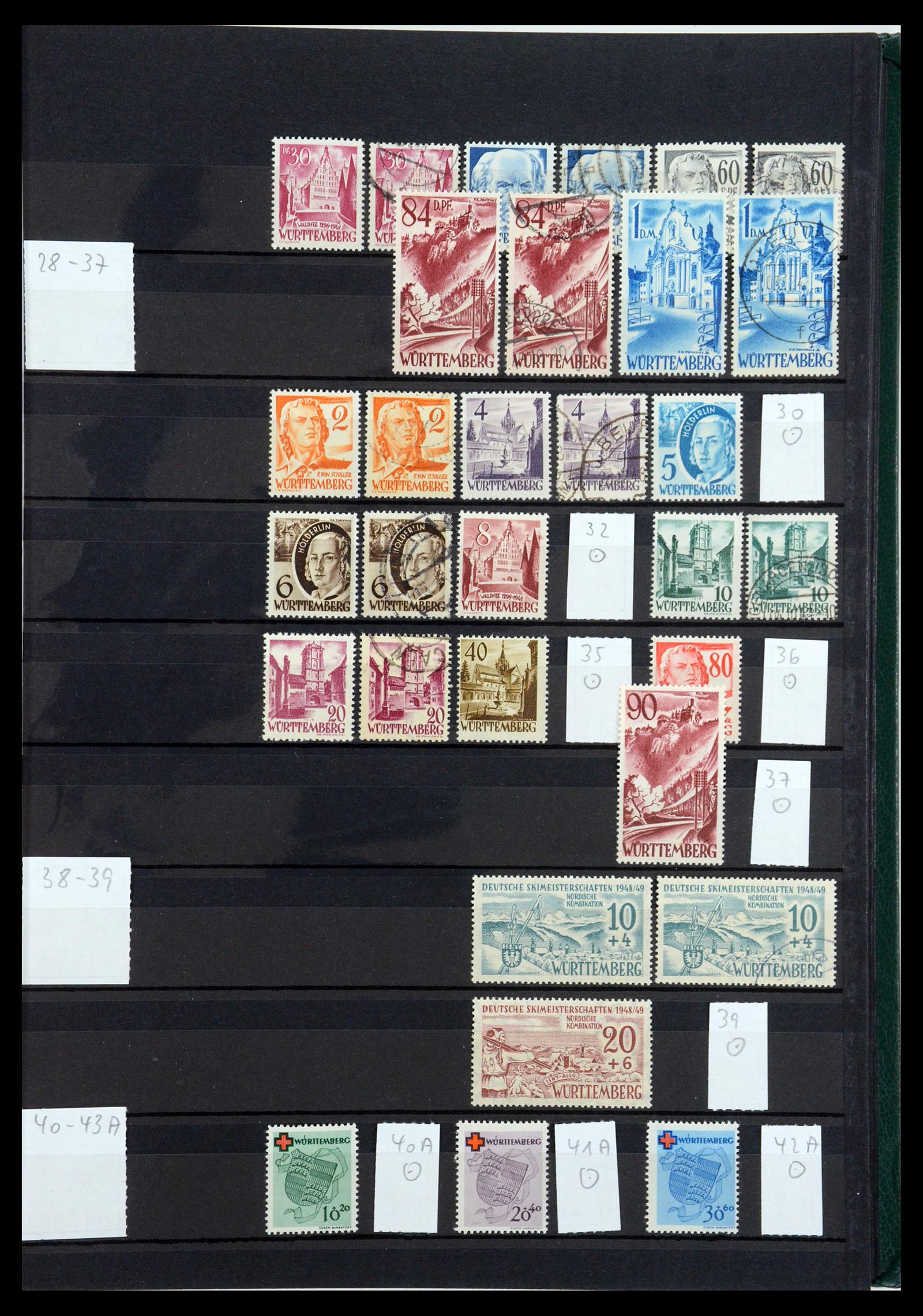 35762 025 - Postzegelverzameling 35762 Duitse Zones 1945-1949.