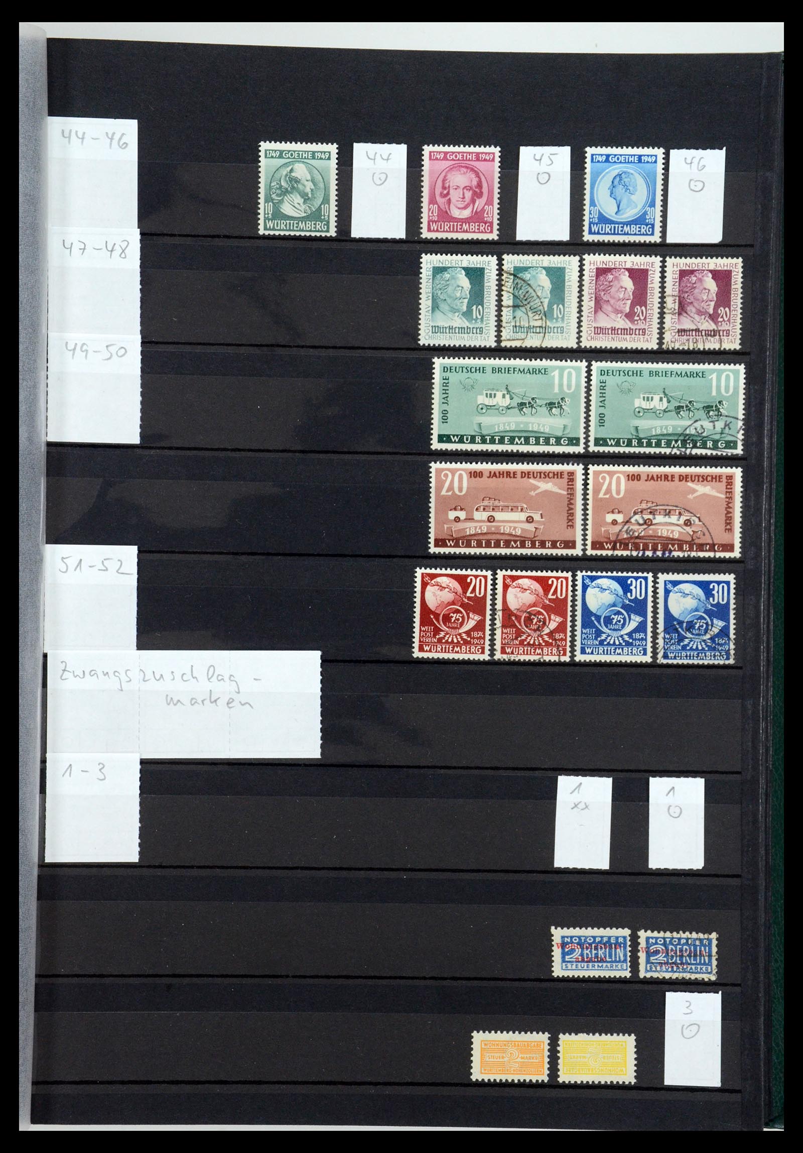 35762 027 - Postzegelverzameling 35762 Duitse Zones 1945-1949.