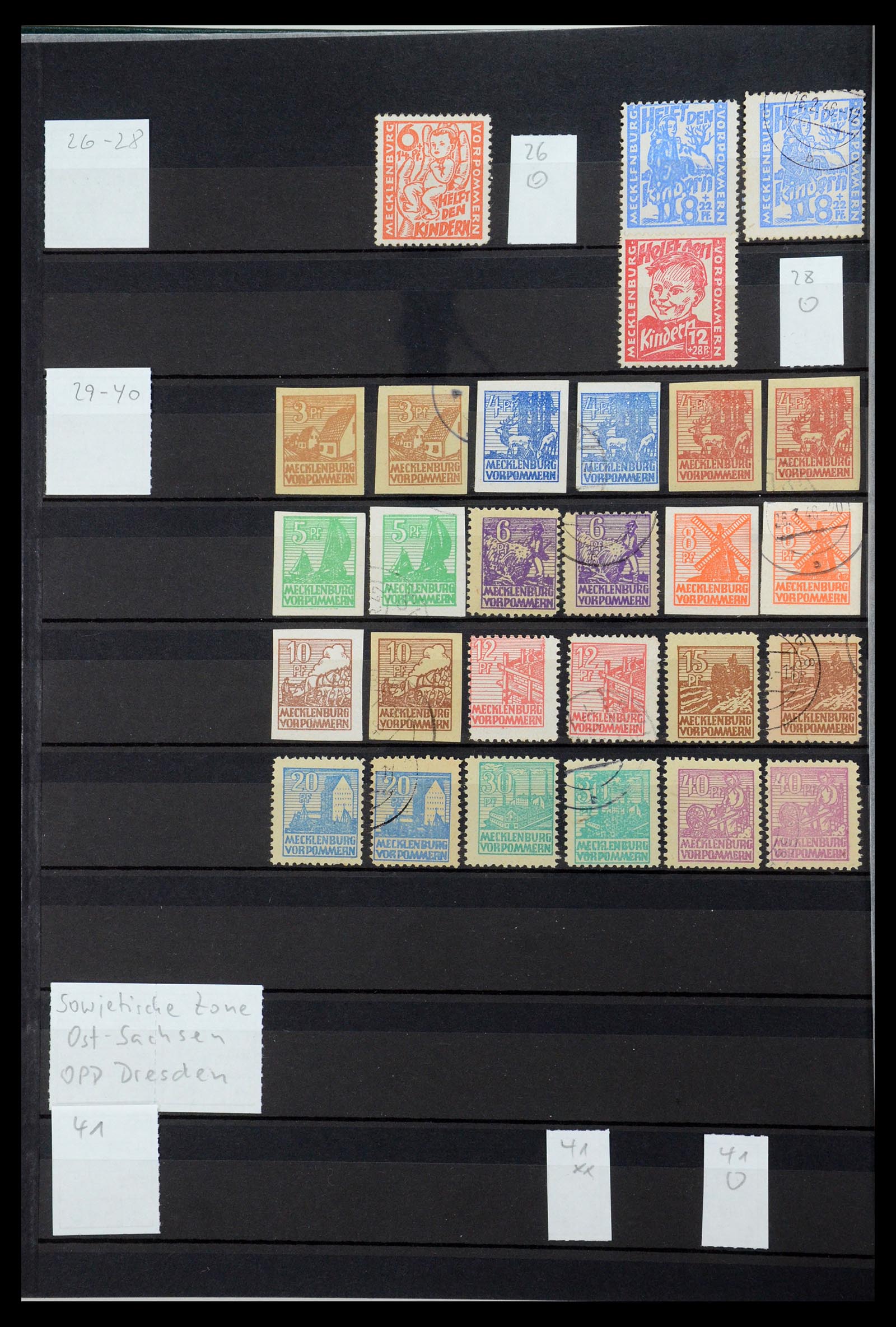 35762 030 - Postzegelverzameling 35762 Duitse Zones 1945-1949.