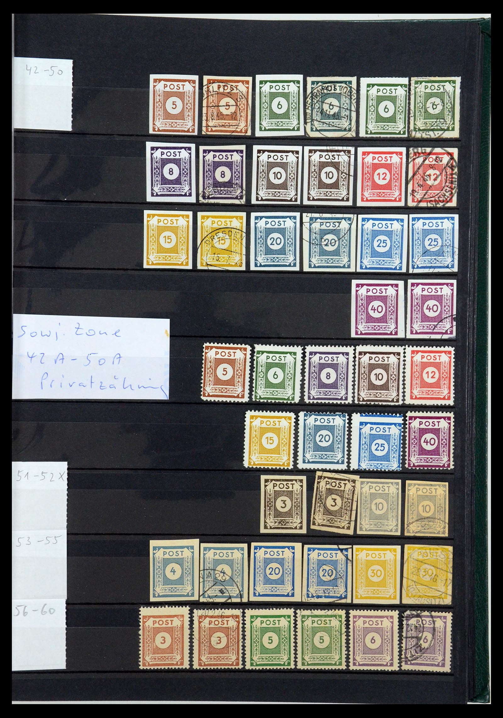 35762 031 - Postzegelverzameling 35762 Duitse Zones 1945-1949.