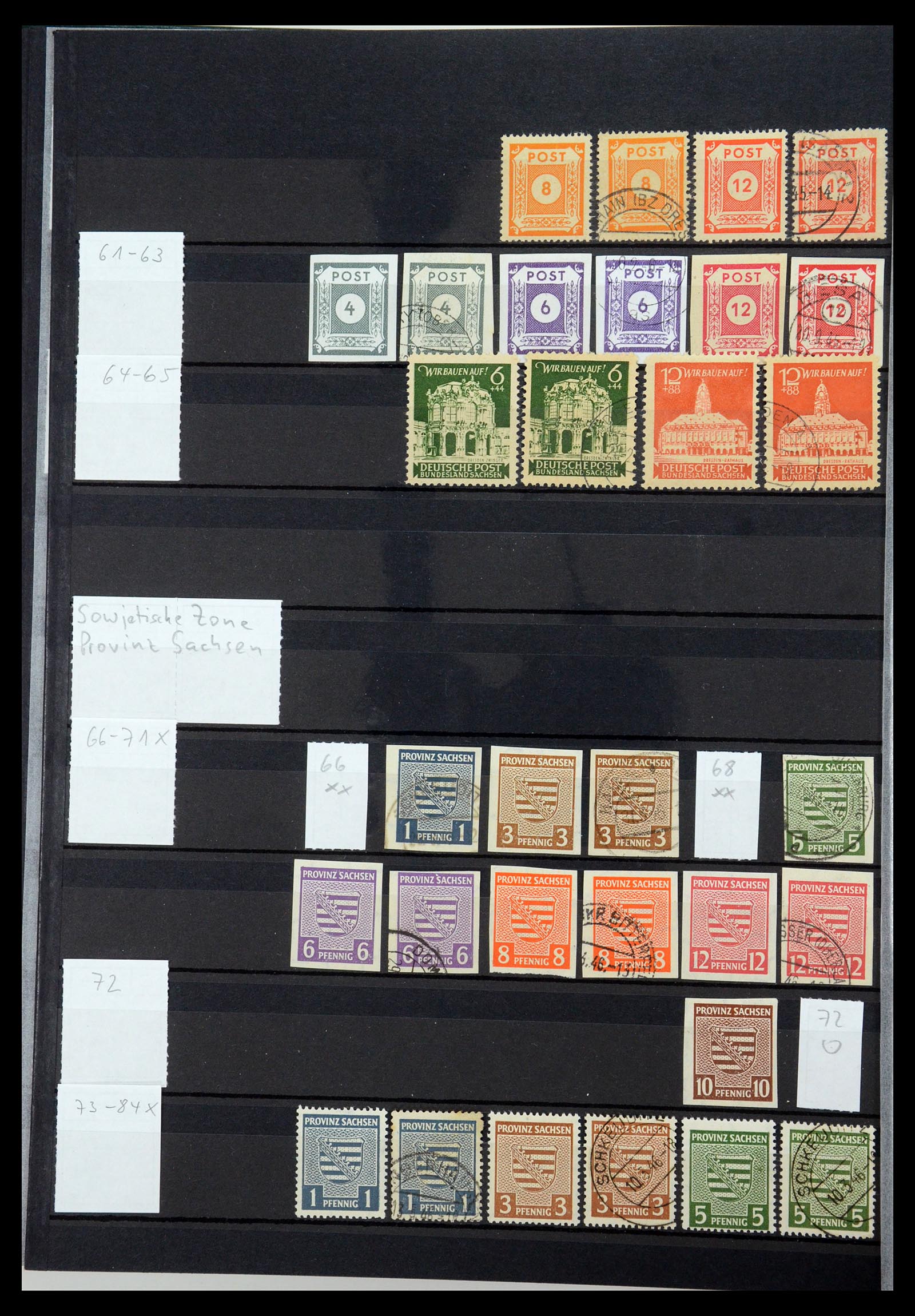 35762 032 - Postzegelverzameling 35762 Duitse Zones 1945-1949.