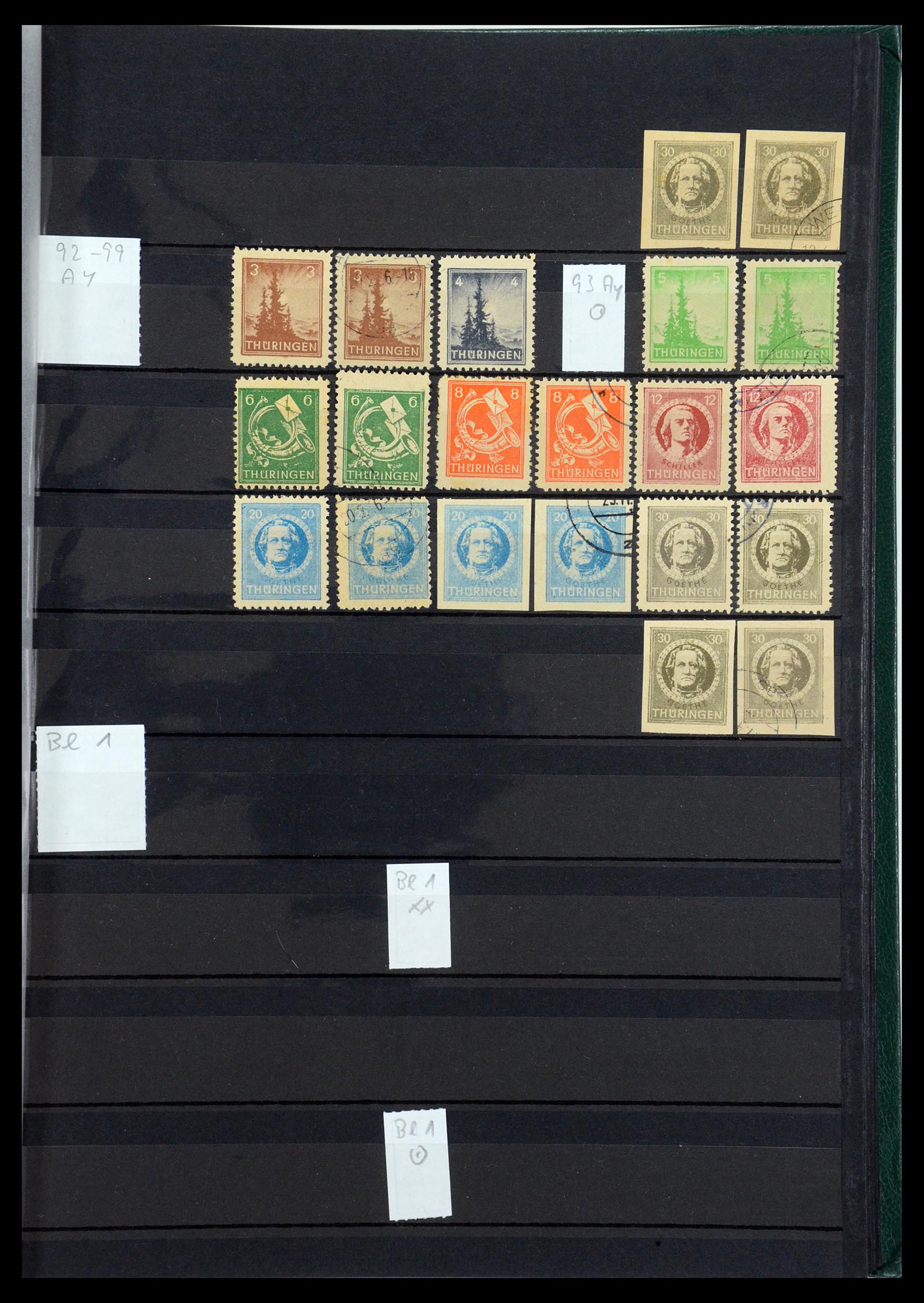 35762 035 - Postzegelverzameling 35762 Duitse Zones 1945-1949.