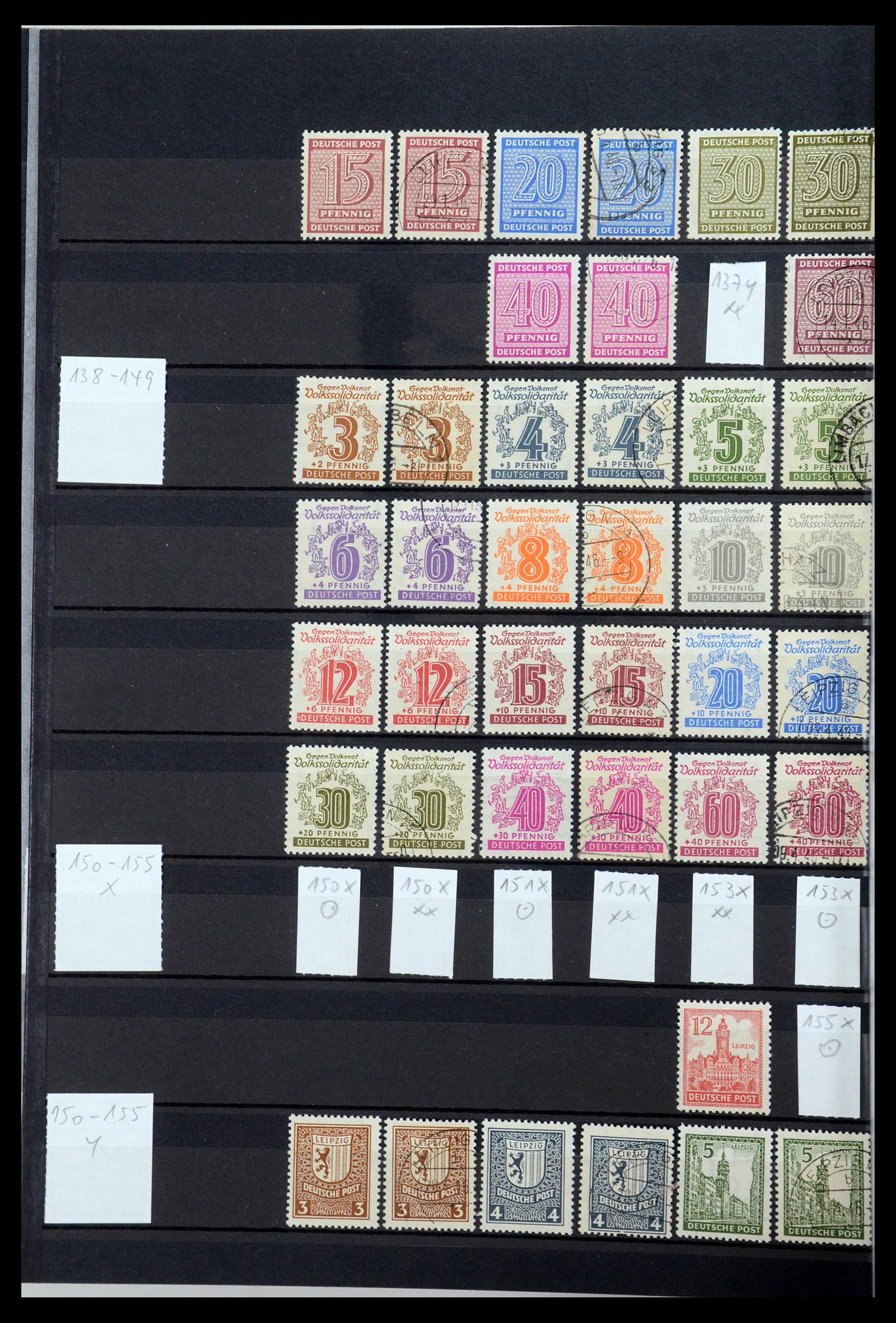 35762 040 - Postzegelverzameling 35762 Duitse Zones 1945-1949.